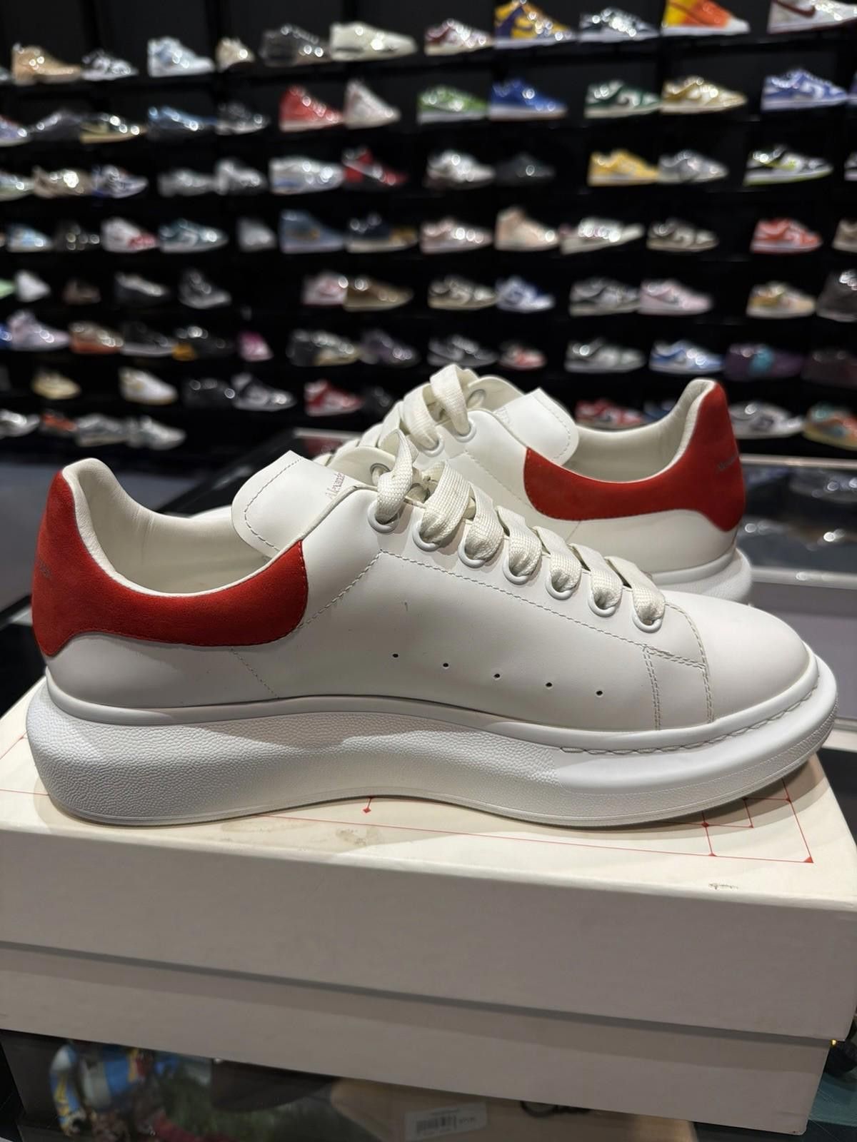 Alexander McQueen Size 45EU/12US- Alexander McQueen Red/White Oversized Size US 12 / EU 45 - 11 Thumbnail