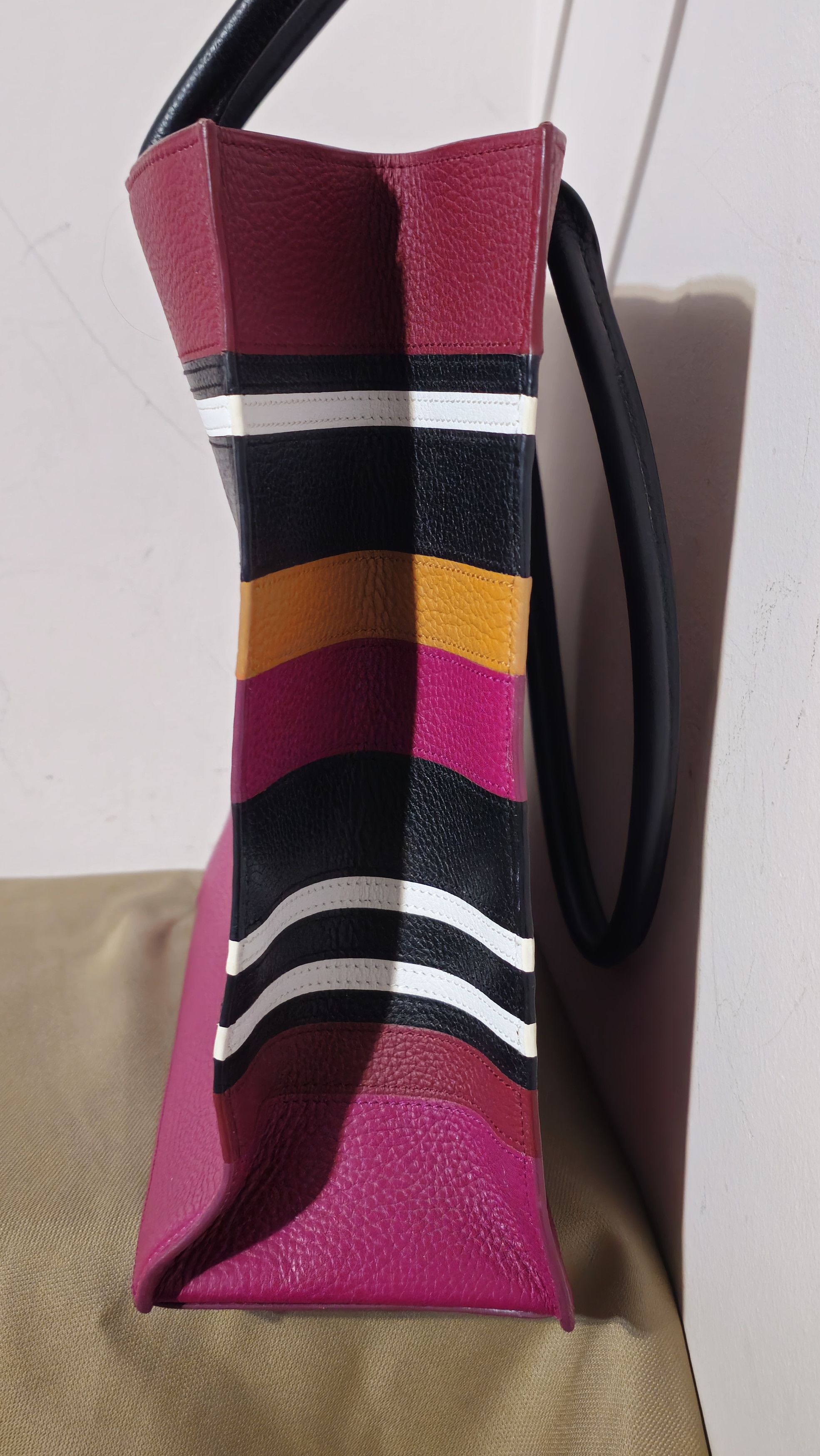 Other Graf Paris Multicolor Striped Leather Tote Bag Size ONE SIZE - 4 Thumbnail
