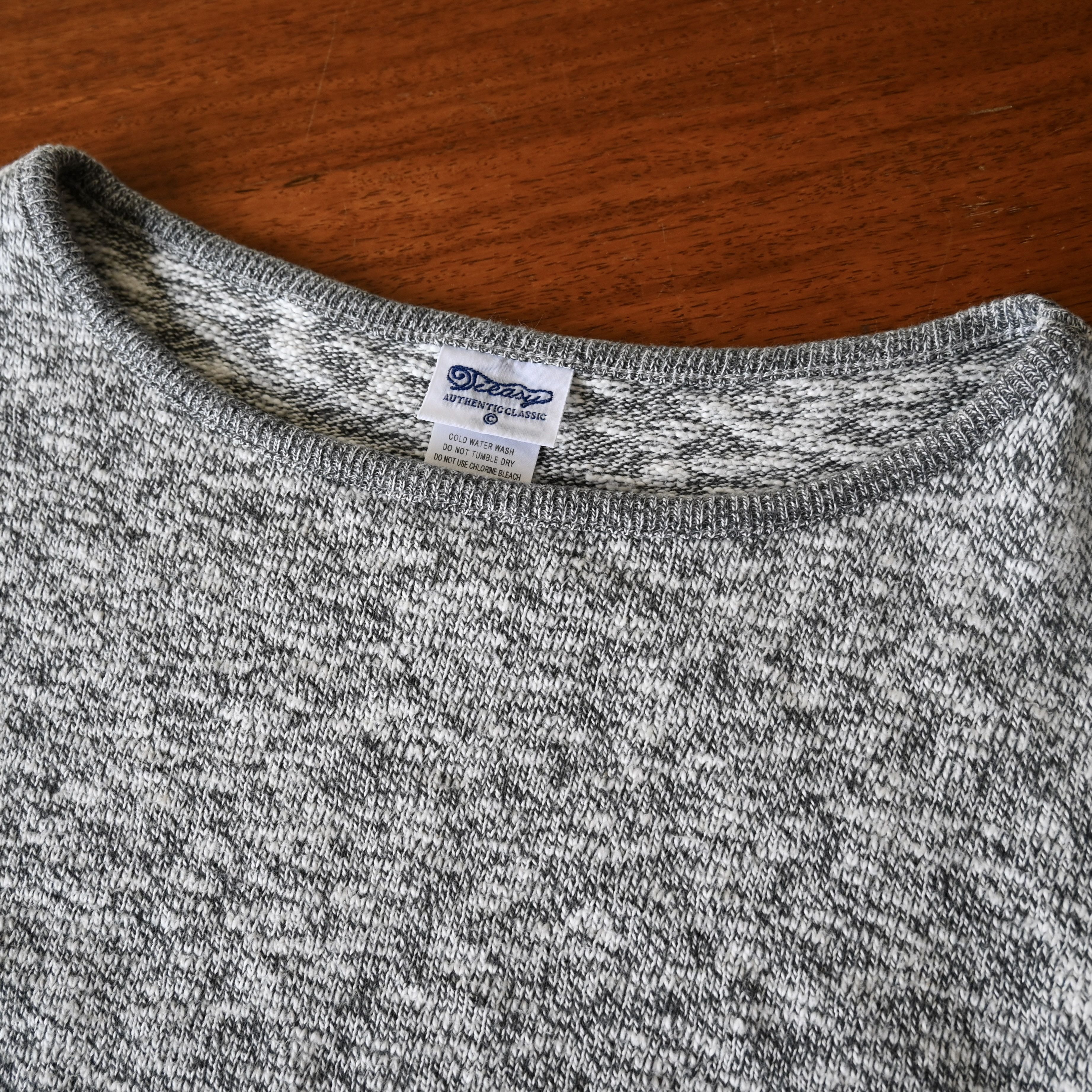 Japanese Brand Tieasy melange knit cotton boatneck shirt, made in Japan Size US M / EU 48-50 / 2 - 9 Thumbnail