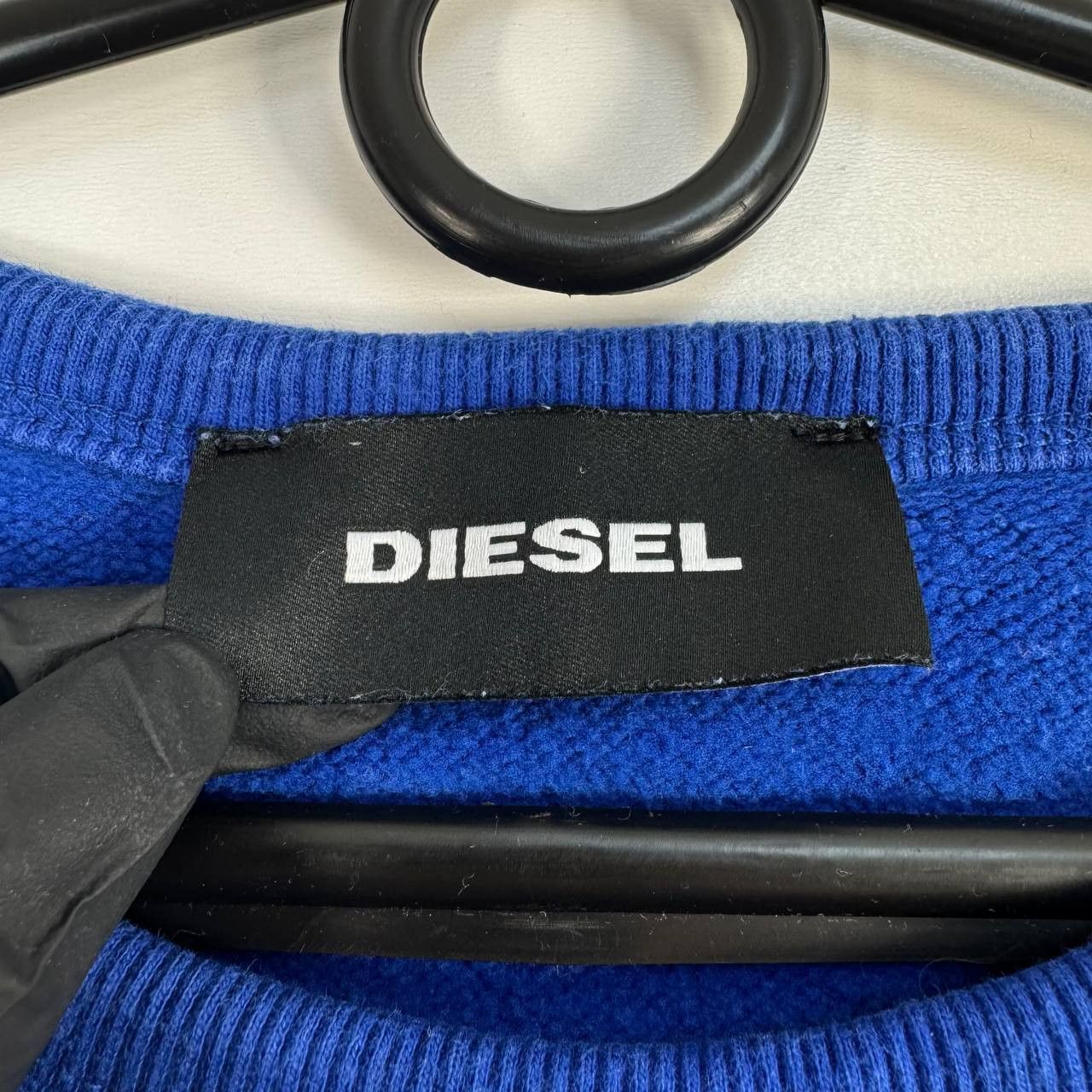 Diesel Diesel Blue Crewneck Sweatshirt Big Logo Cotton Pullover L Size US L / EU 52-54 / 3 - 3 Thumbnail