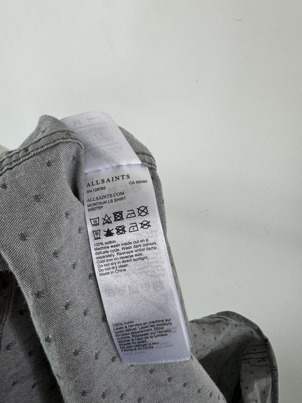 Allsaints All Saints Montauk LS Shirt Size US M / EU 48-50 / 2 - 5 Thumbnail