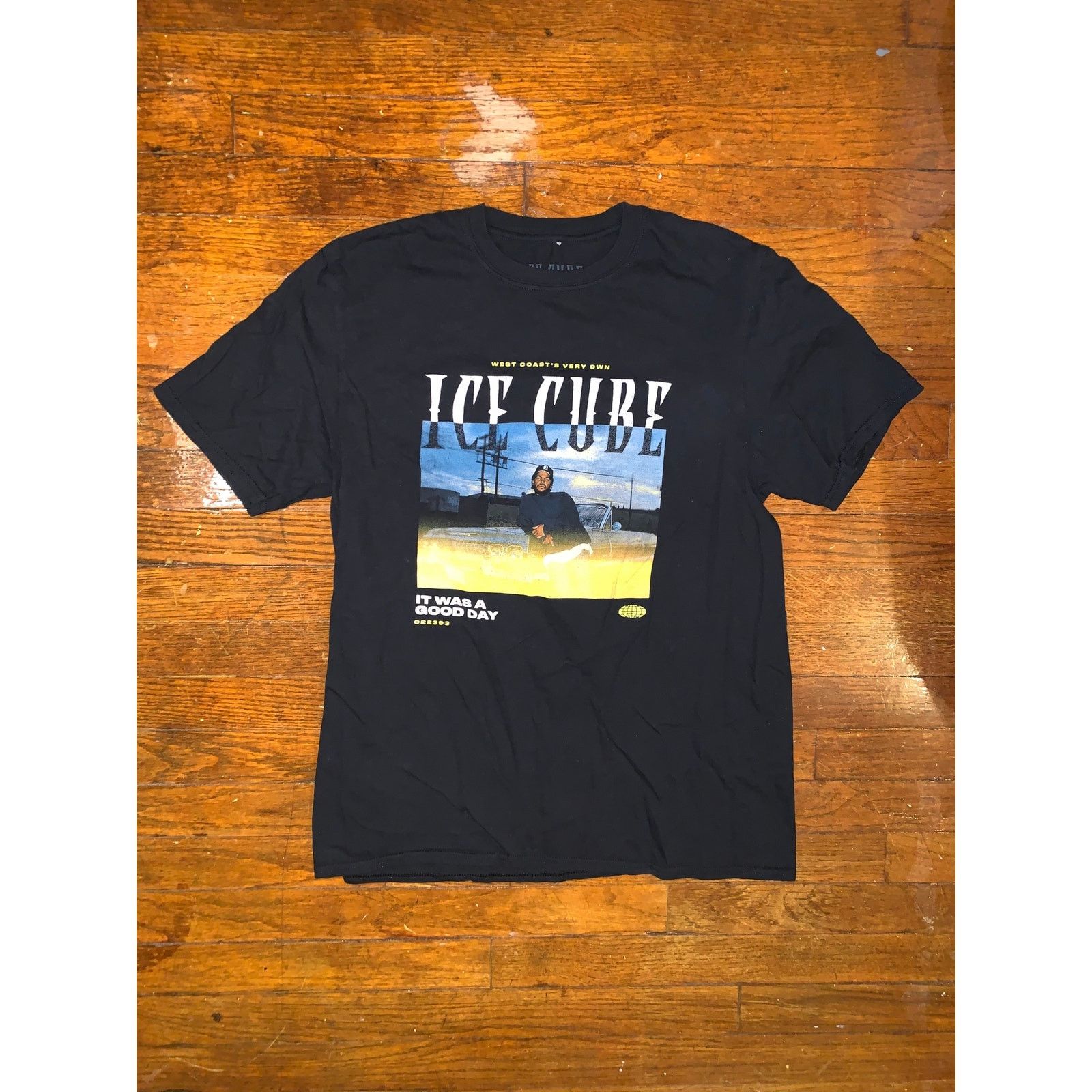 Rap Tees Ice Cube It Was A Good Day T Shirt Large Black Rap Tee Size US L / EU 52-54 / 3 - 2 Thumbnail