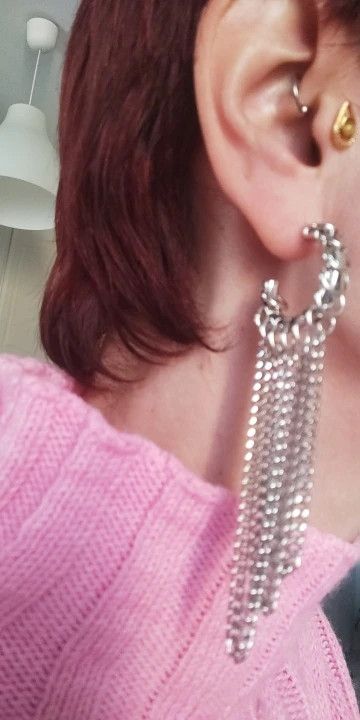 Jewelry Exaggerated Long Tassel Earrings Size ONE SIZE - 4 Thumbnail