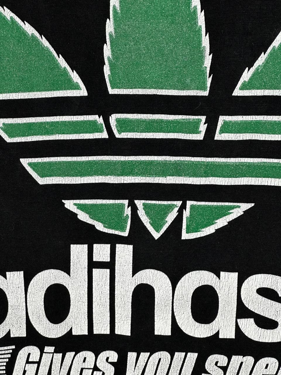 Vintage 00s Vintage Adihash Gives You Speed Weed Humor T-Shirt Size US M / EU 48-50 / 2 - 9 Thumbnail