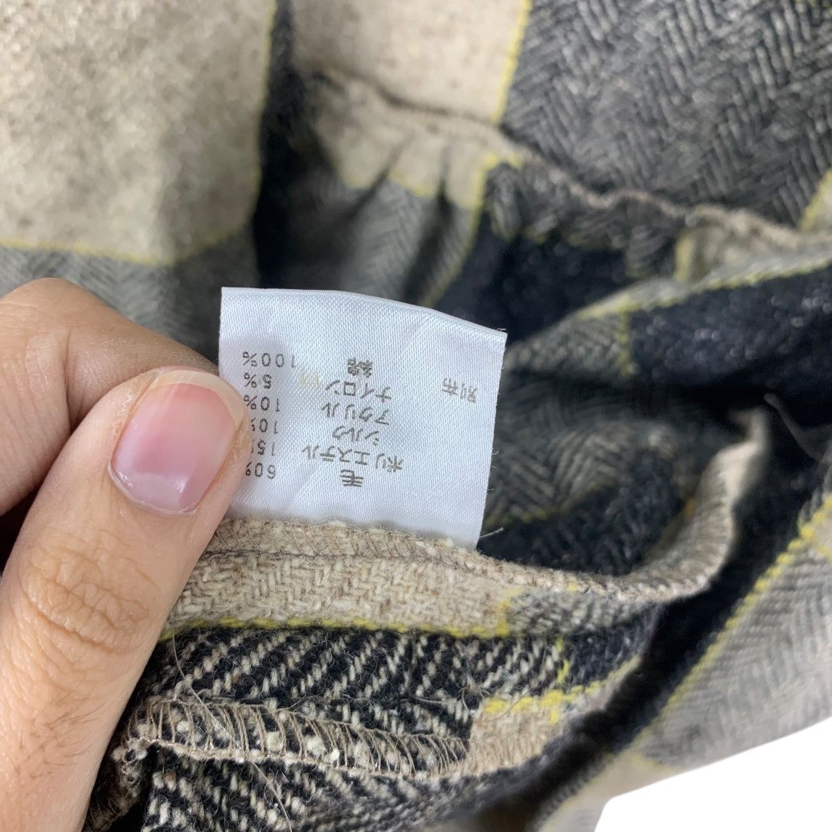 Other SI HIRAIN CHINOIS Japan Planning Studio Blouse Tartan Size M / US 6-8 / IT 42-44 - 9 Thumbnail