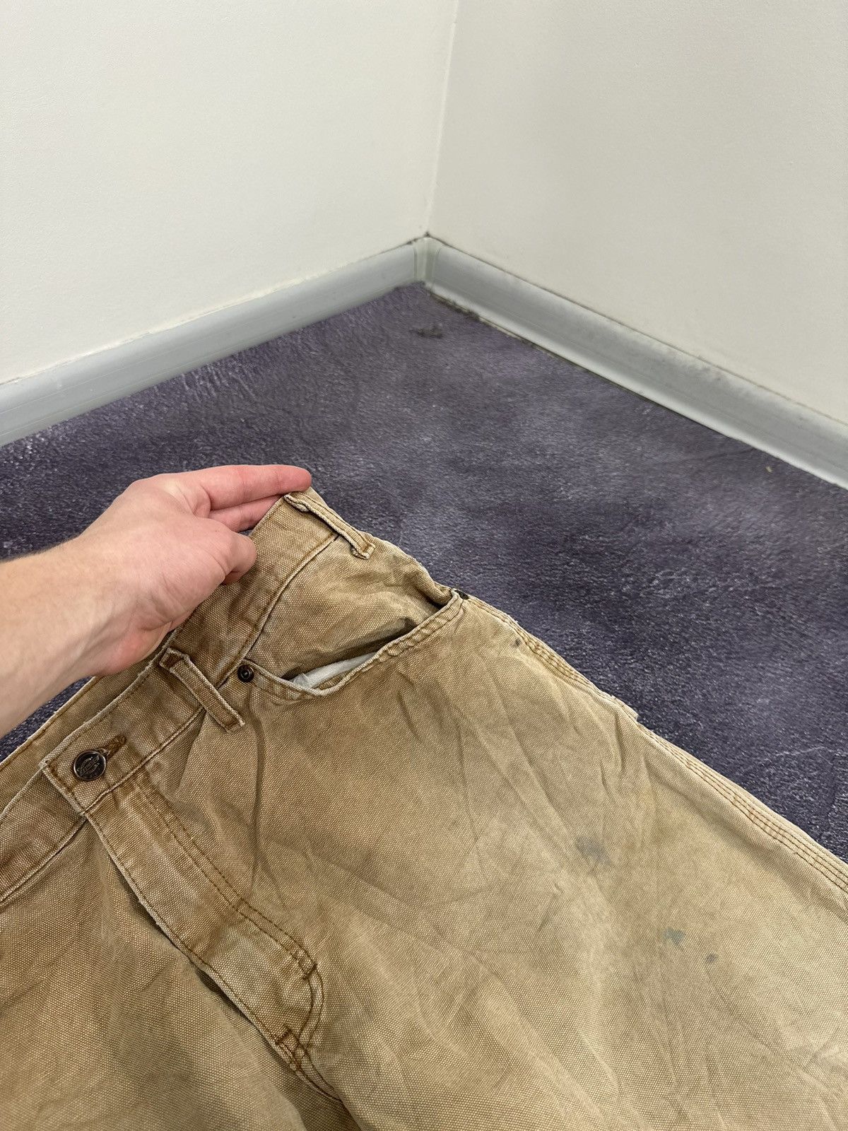 Dickies Vintage Dickies Faded Carpenter Baggy Hype Work USA Pants Size US 36 / EU 52 - 17 Thumbnail