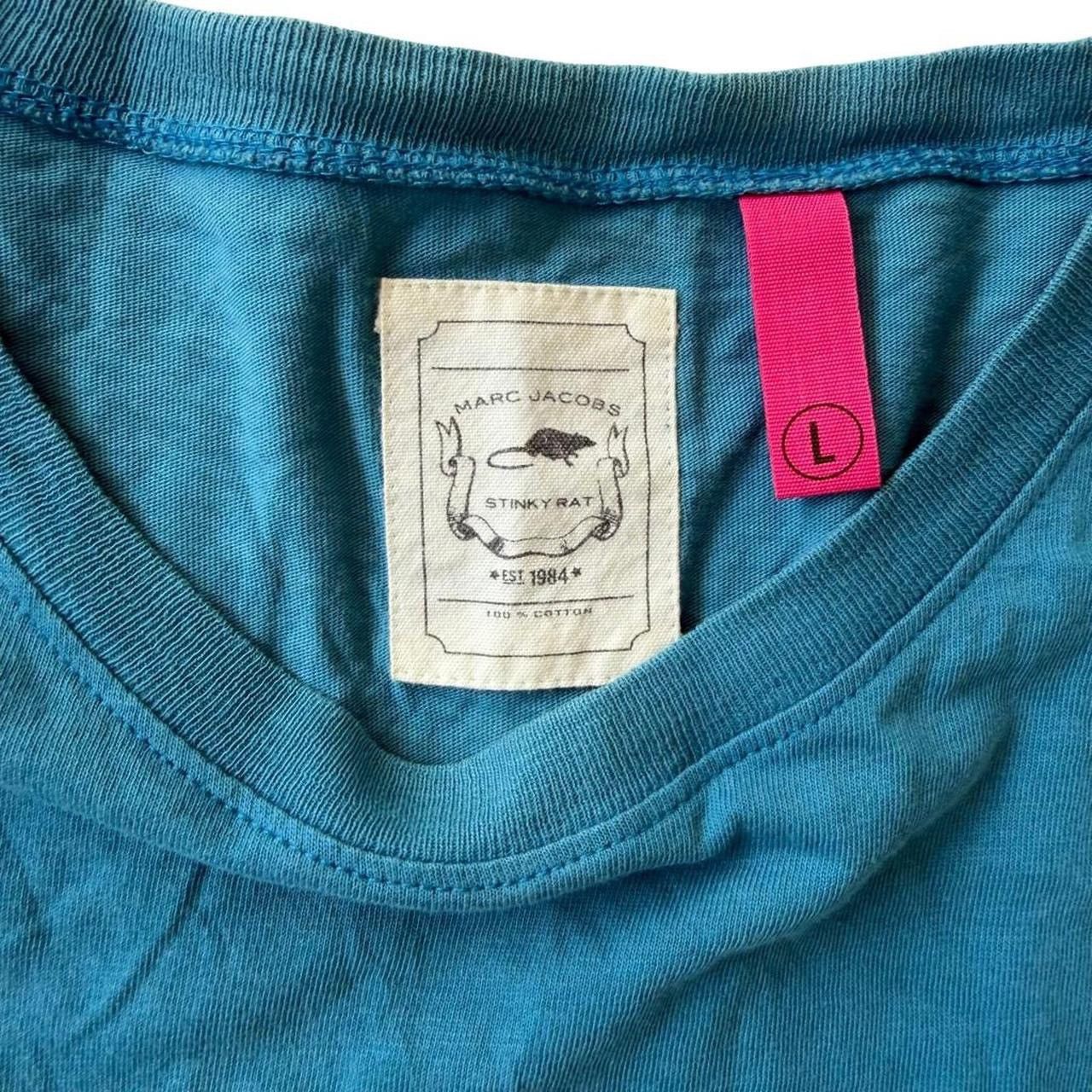 Marc Jacobs Marc By Marc Jacobs Stinky Rat Embroidered Long Sleeve Tee Size US L / EU 52-54 / 3 - 3 Thumbnail