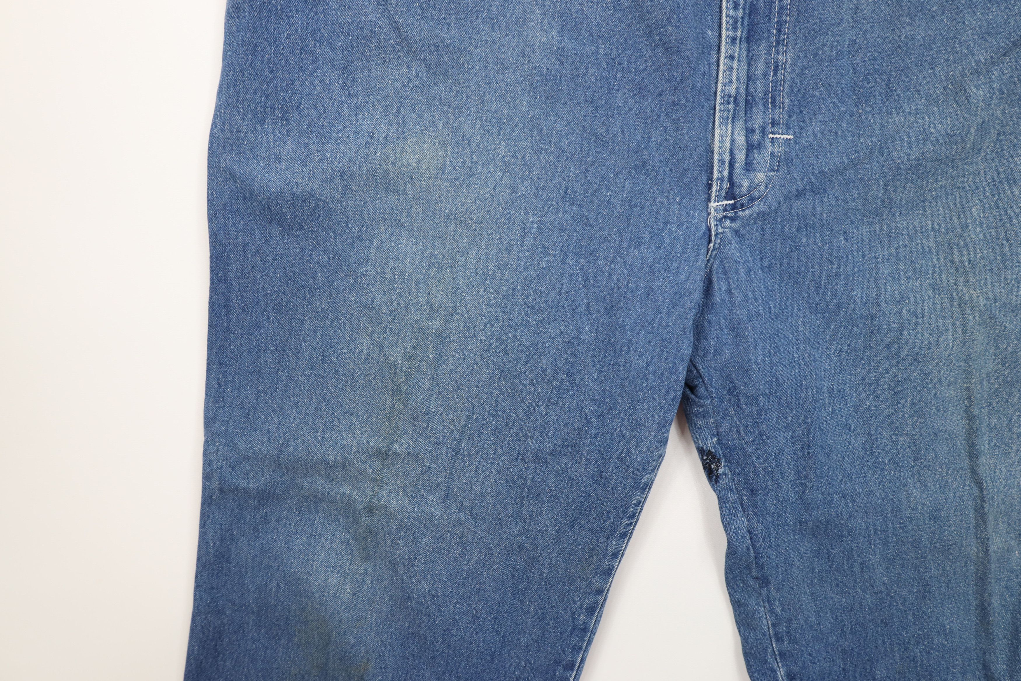 Vintage Vintage 90s Streetwear Workwear Wide Leg Dungaree Jeans USA Size US 44 / EU 60 - 6 Thumbnail
