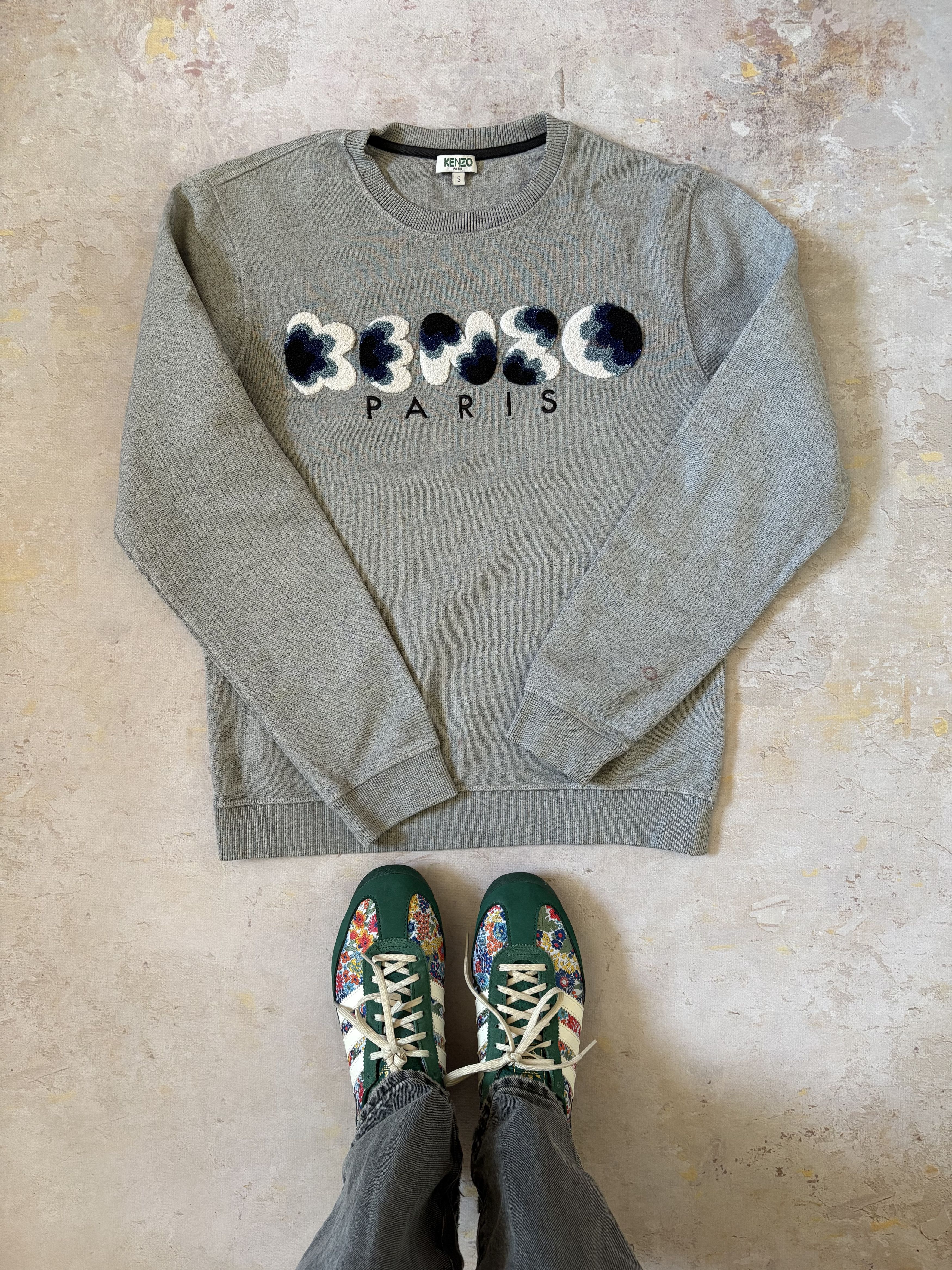 Kenzo Kenzo Paris sweatshirt big logo Size US S / EU 44-46 / 1 - 1 Thumbnail