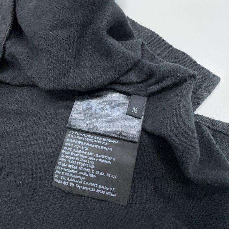 Prada Prada Men's Comfortable Black Polo Shirt Size US M / EU 48-50 / 2 - 1 Thumbnail