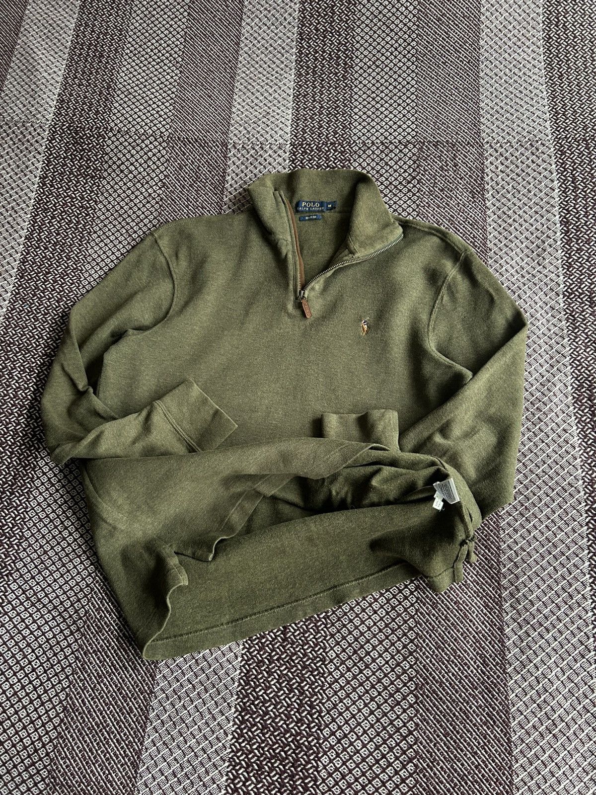 Vintage Polo Ralph Lauren 1/4 Zip Solid Sweater Old Money Size M Size US M / EU 48-50 / 2 - 10 Thumbnail