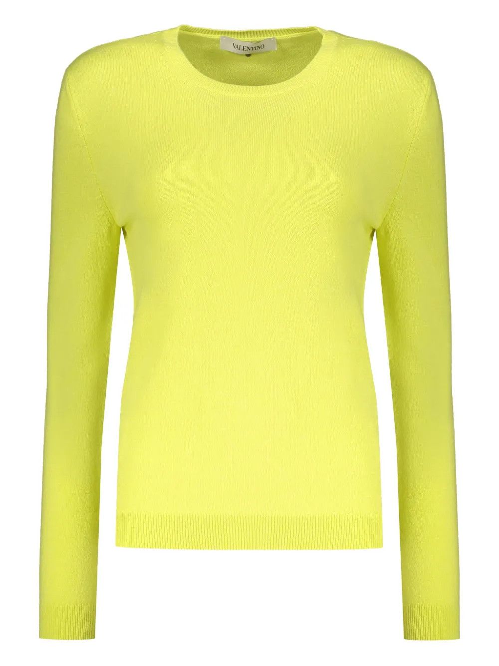 Valentino o1y0326 Cashmere Blend Sweater in Pastel Yellow Size M / US 6-8 / IT 42-44 - 1 Thumbnail