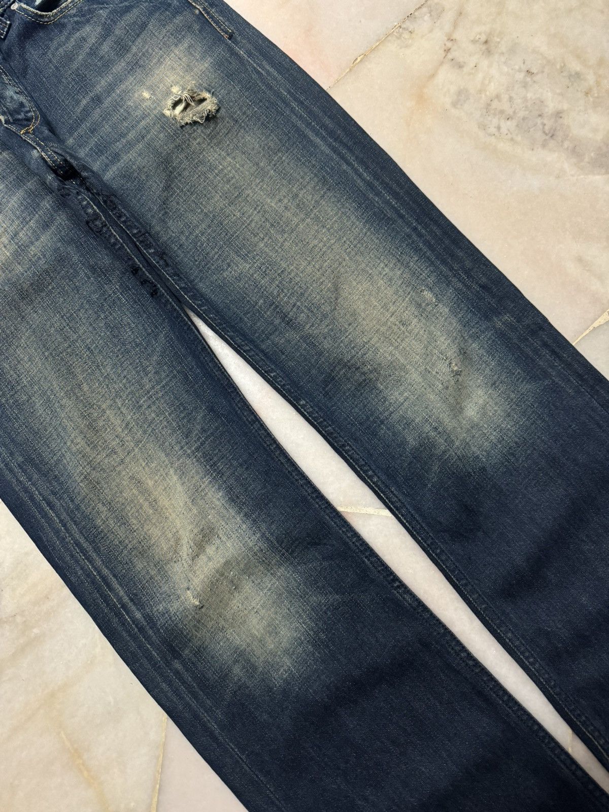 Kapital 💥FLARE💥VINTAGE DIESEL VIKER RUSTY MUDWASH DISTRESSED INSANE Size US 31 - 5 Thumbnail