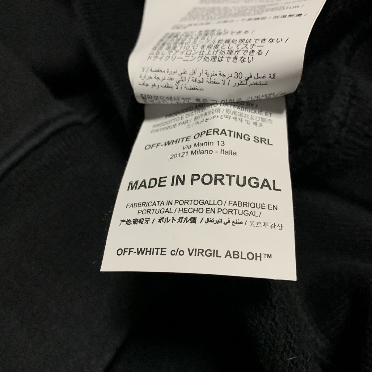 Off-White Off White Large Outline Arrows Black Sweatshirt Crewneck Size US L / EU 52-54 / 3 - 8 Thumbnail