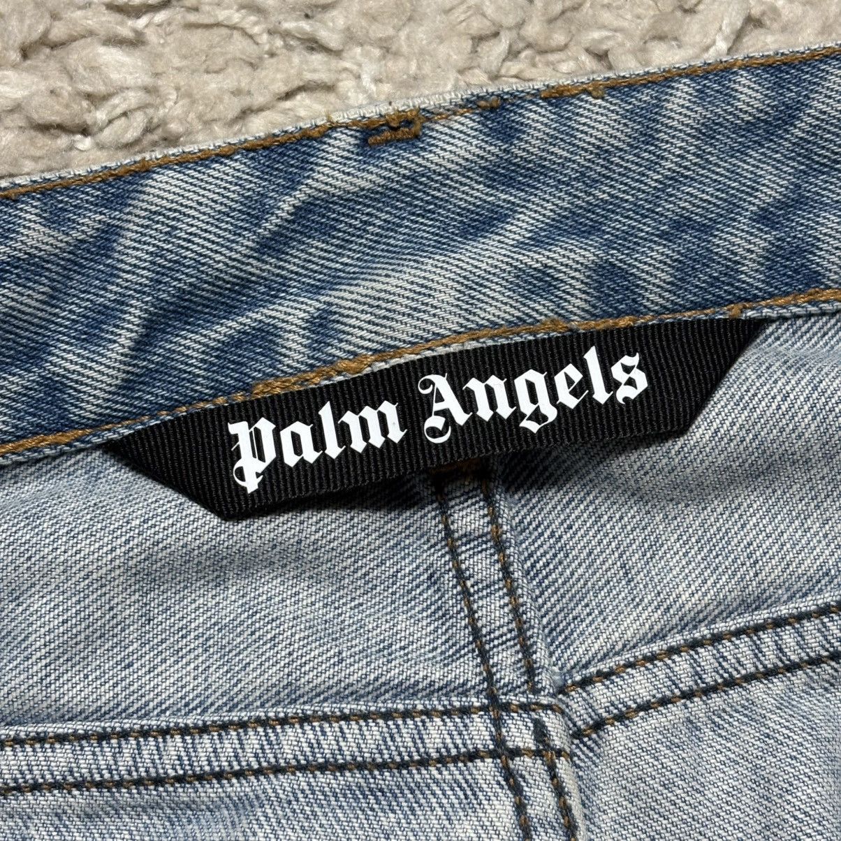 Palm Angels Palm Angels Denim big logo jeans Size US 33 - 7 Thumbnail