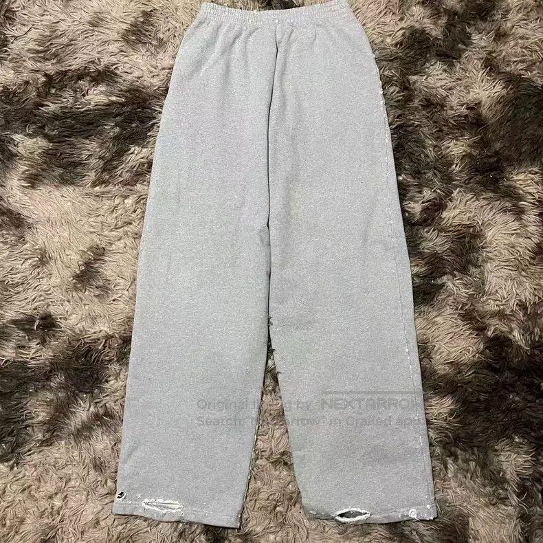 Balenciaga Balenciaga size S Hole Distressed Baggy Loose Straight Leg Size US 27 - 2 Thumbnail