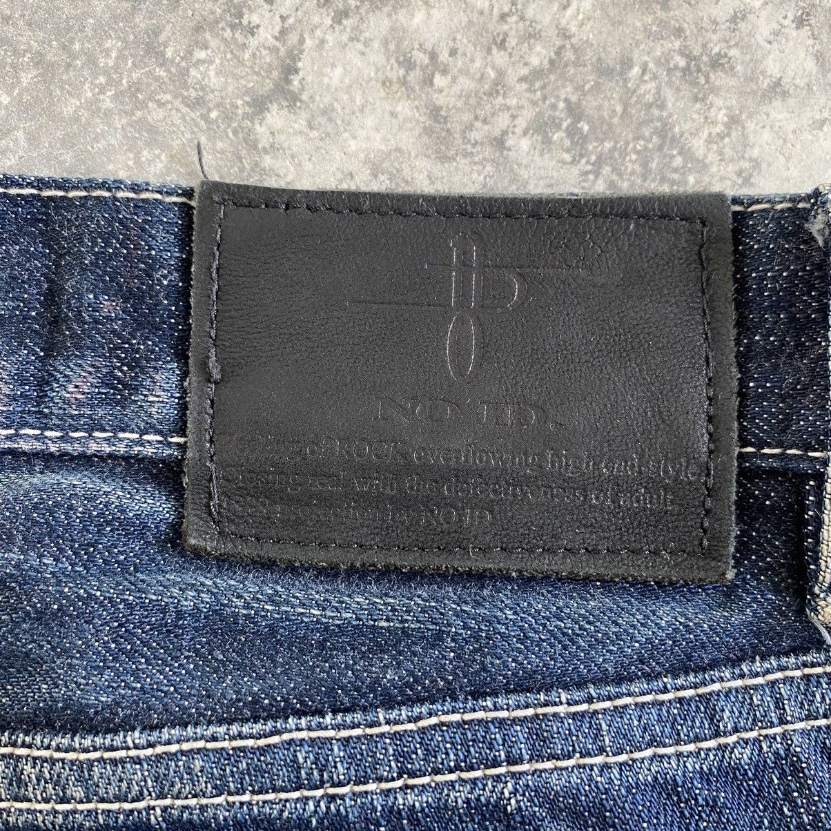 Japanese Brand 2000’s No ID Japan Faded Honeycomb Jeans Slim Fit Size US 31 - 22 Thumbnail