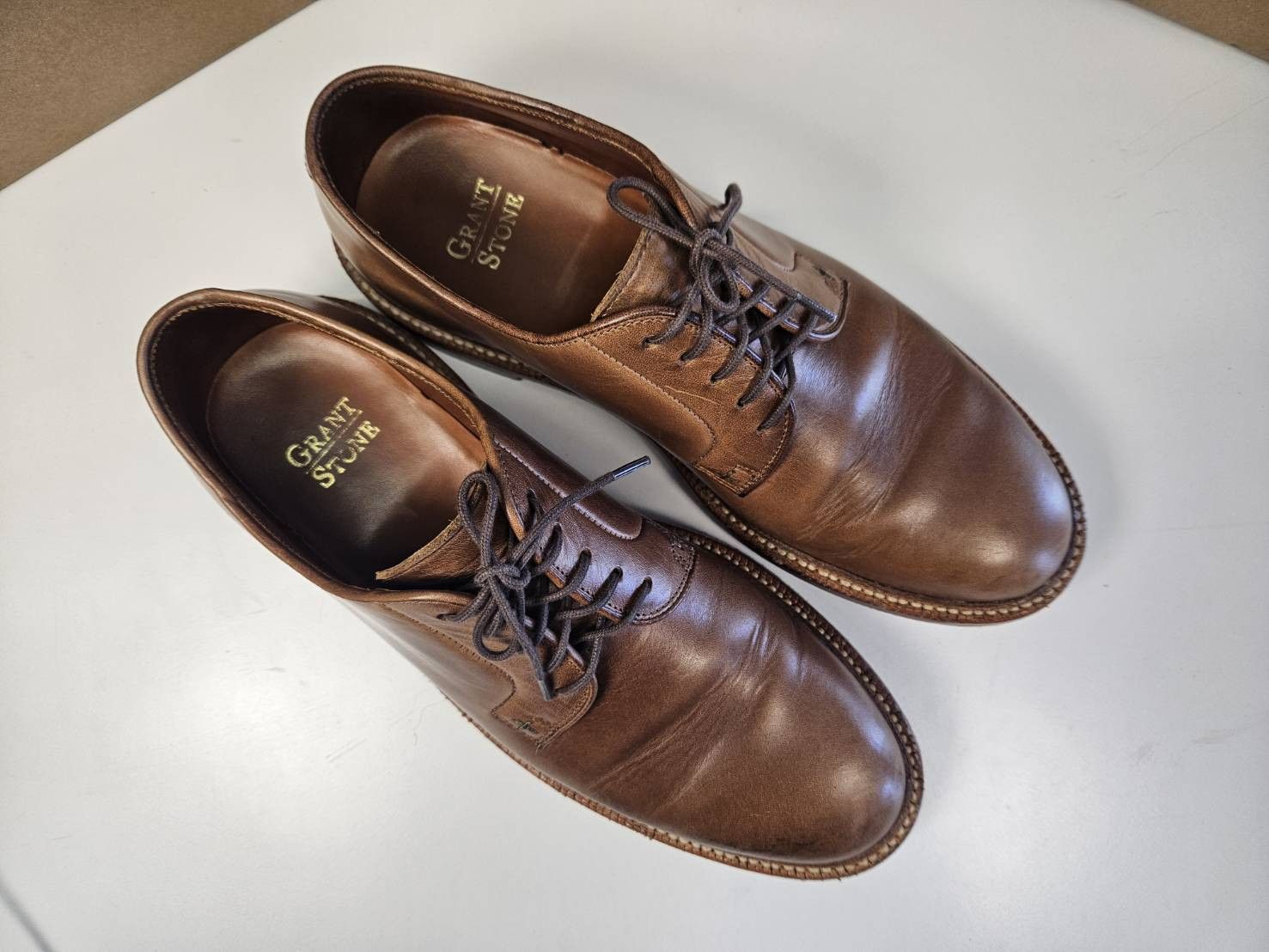 Grant Stone Grant Stone Plain Toe Blucher Size US 10 / EU 43 - 4 Thumbnail