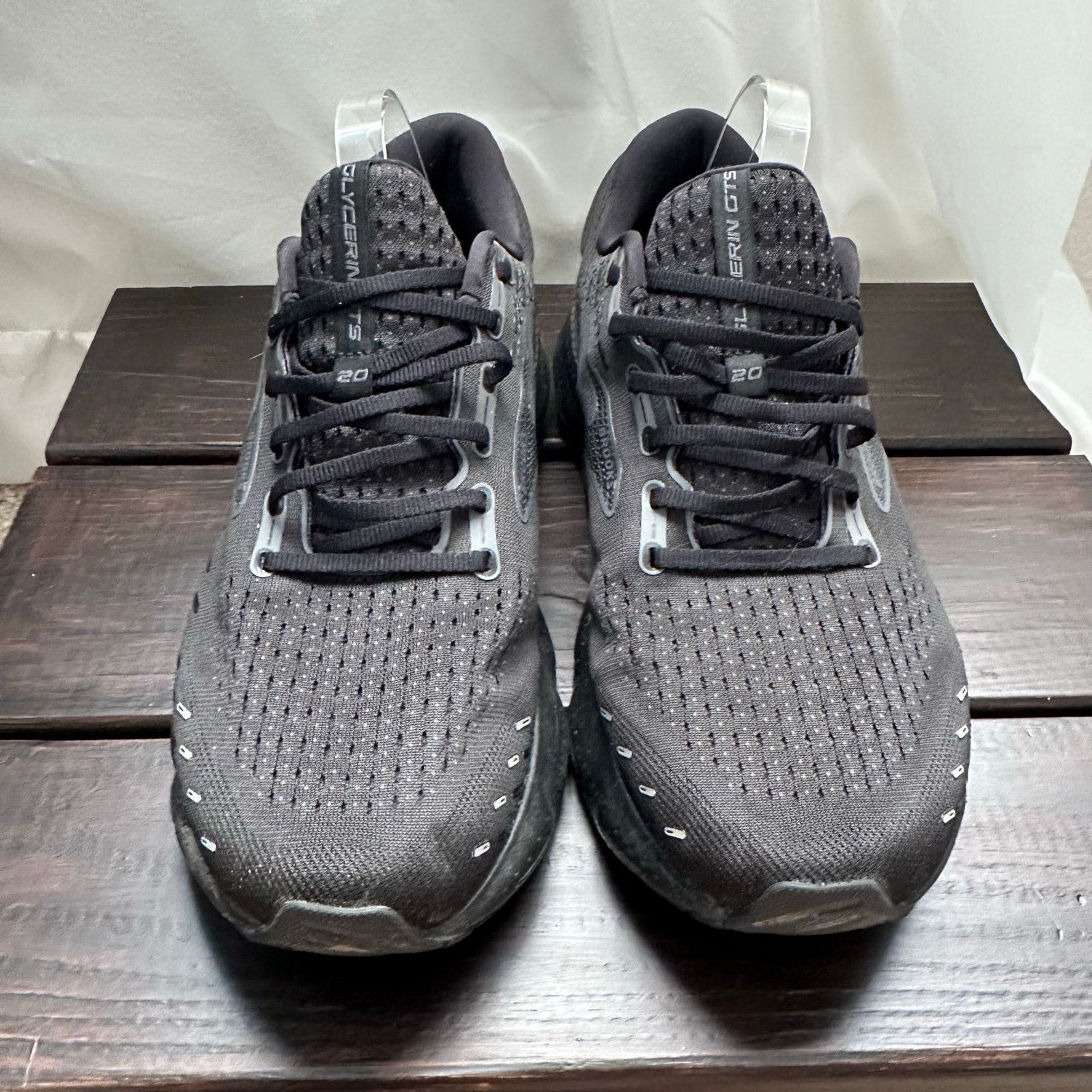 Brooks Brooks Glycerin GTS 20 Men Sz 13 2E Wide Running Shoes Black Size US 13 / EU 46 - 3 Thumbnail