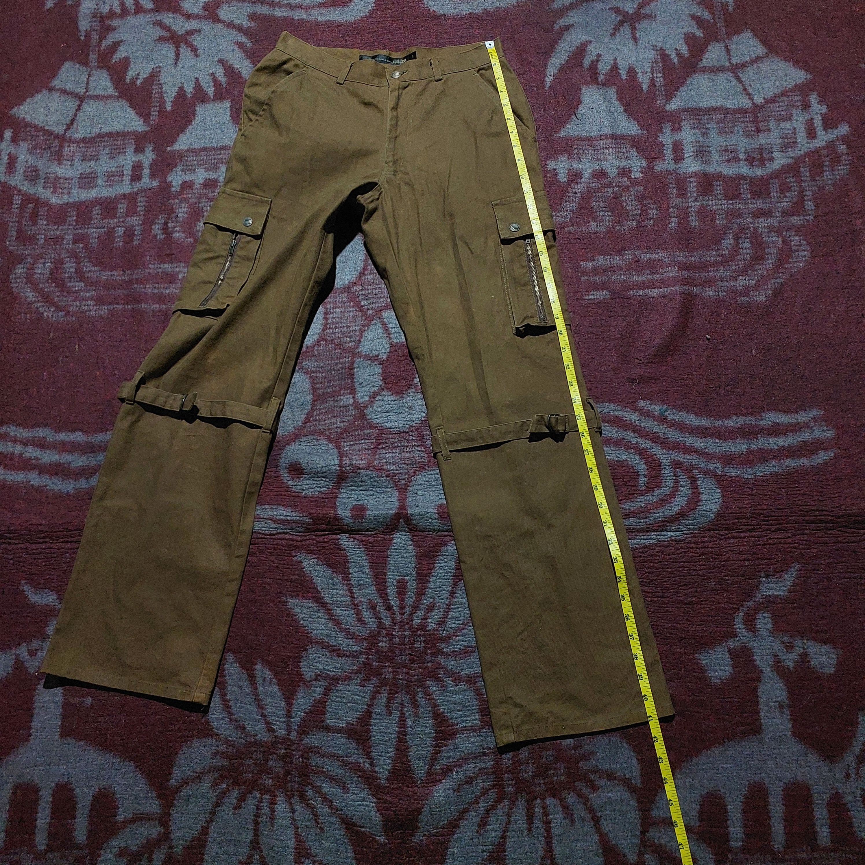 Schlussel Schlussel brown cargo flared pants Size US 30 / EU 46 - 17 Thumbnail