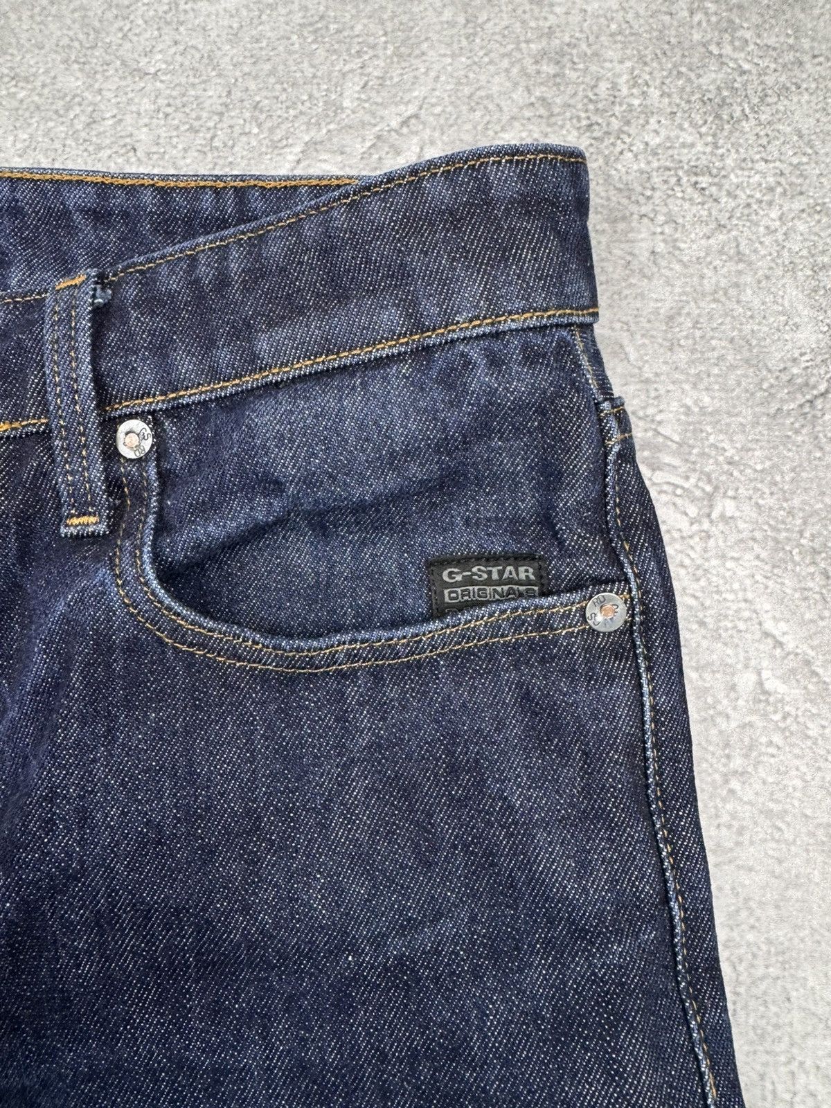 G-Star G-Star Raw Men 3301 Straight Denim Jeans Dark Blue W31 Size US 31 - 7 Thumbnail