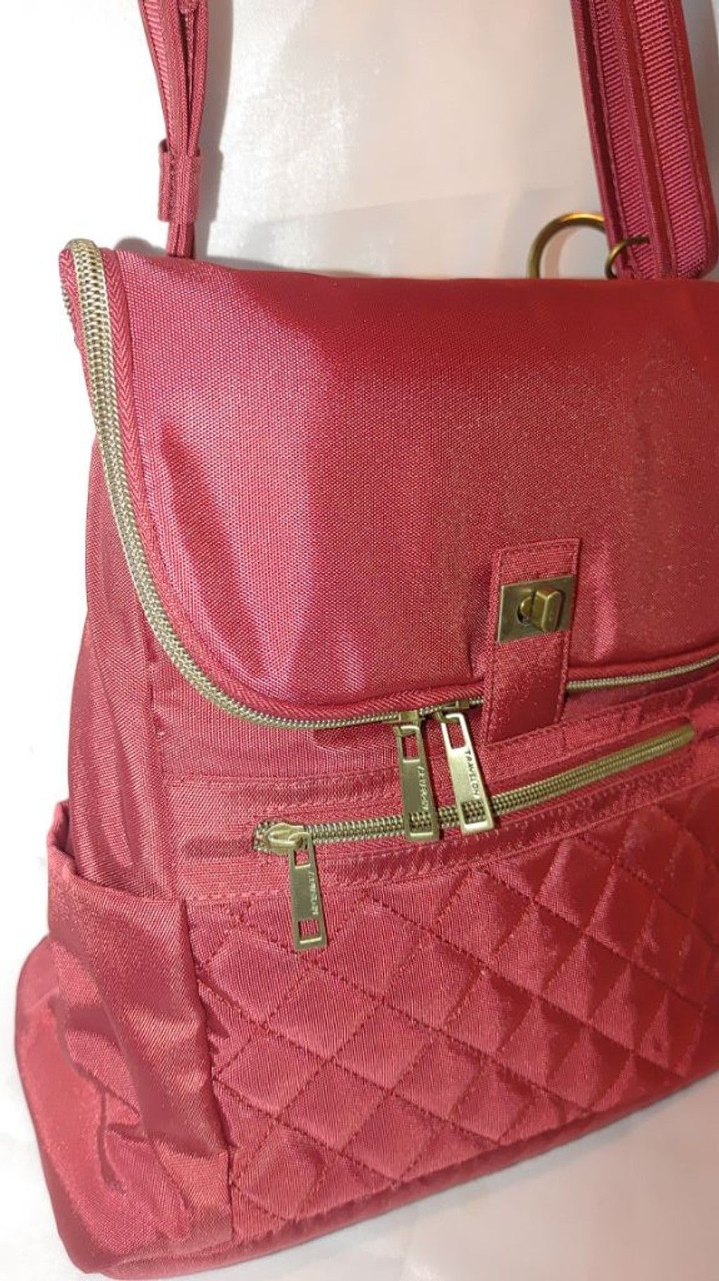 Away Travel Travelon Foldover Quilted RFID Convertible Backpack Size ONE SIZE - 3 Thumbnail
