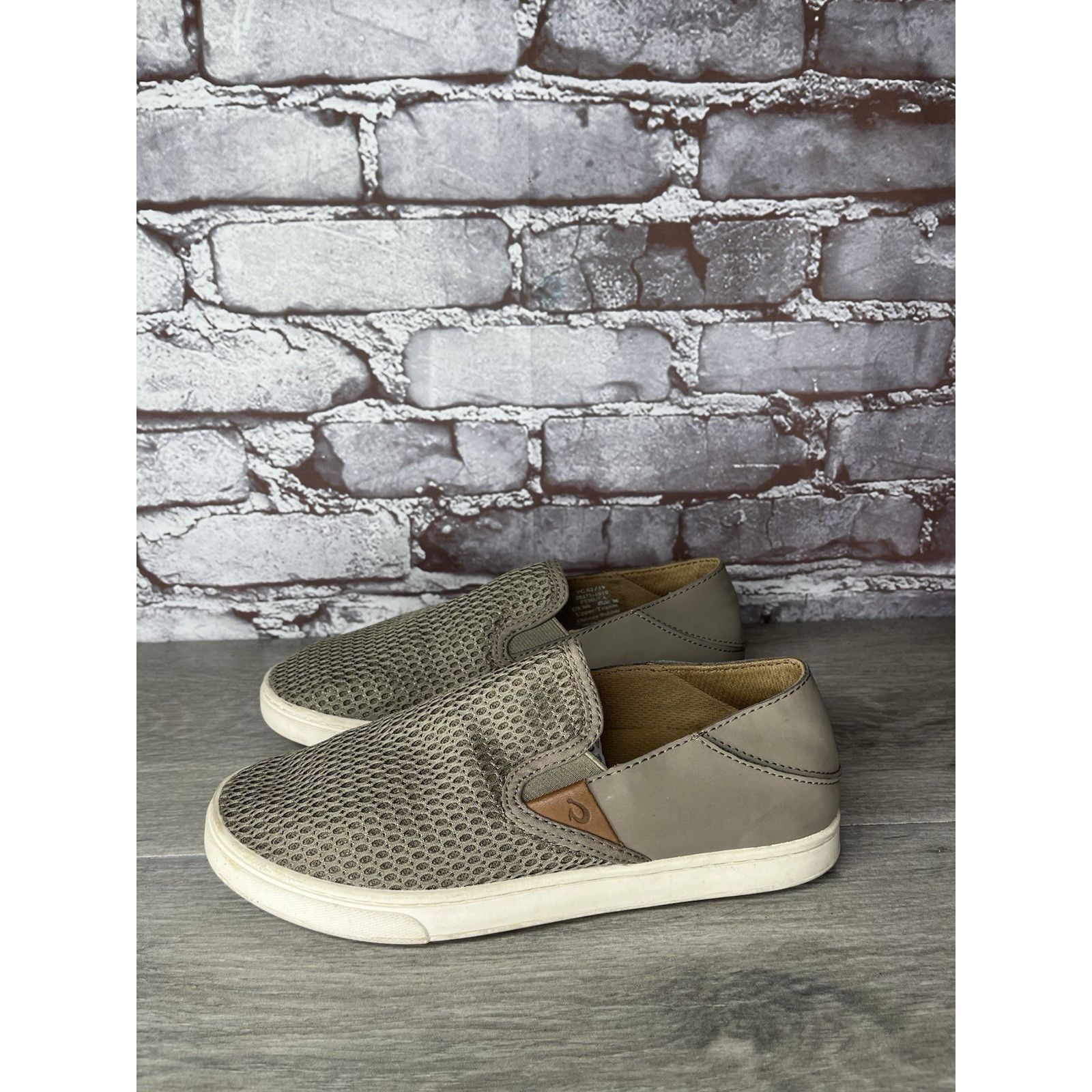 Olukai OluKai Pehuea Slip On Loafers Clay Brown Mesh Beach Shoes Wo Size US 6 / IT 36 - 17 Thumbnail