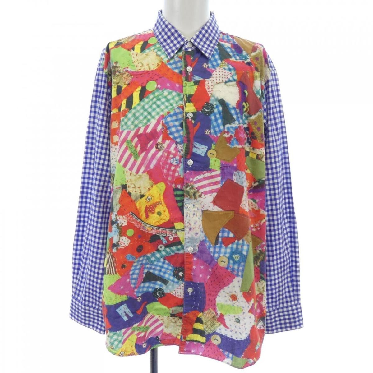 Comme des Garcons Shirt Checkered Switch Long Sleeve Multicolor Size US L / EU 52-54 / 3 - 1 Thumbnail