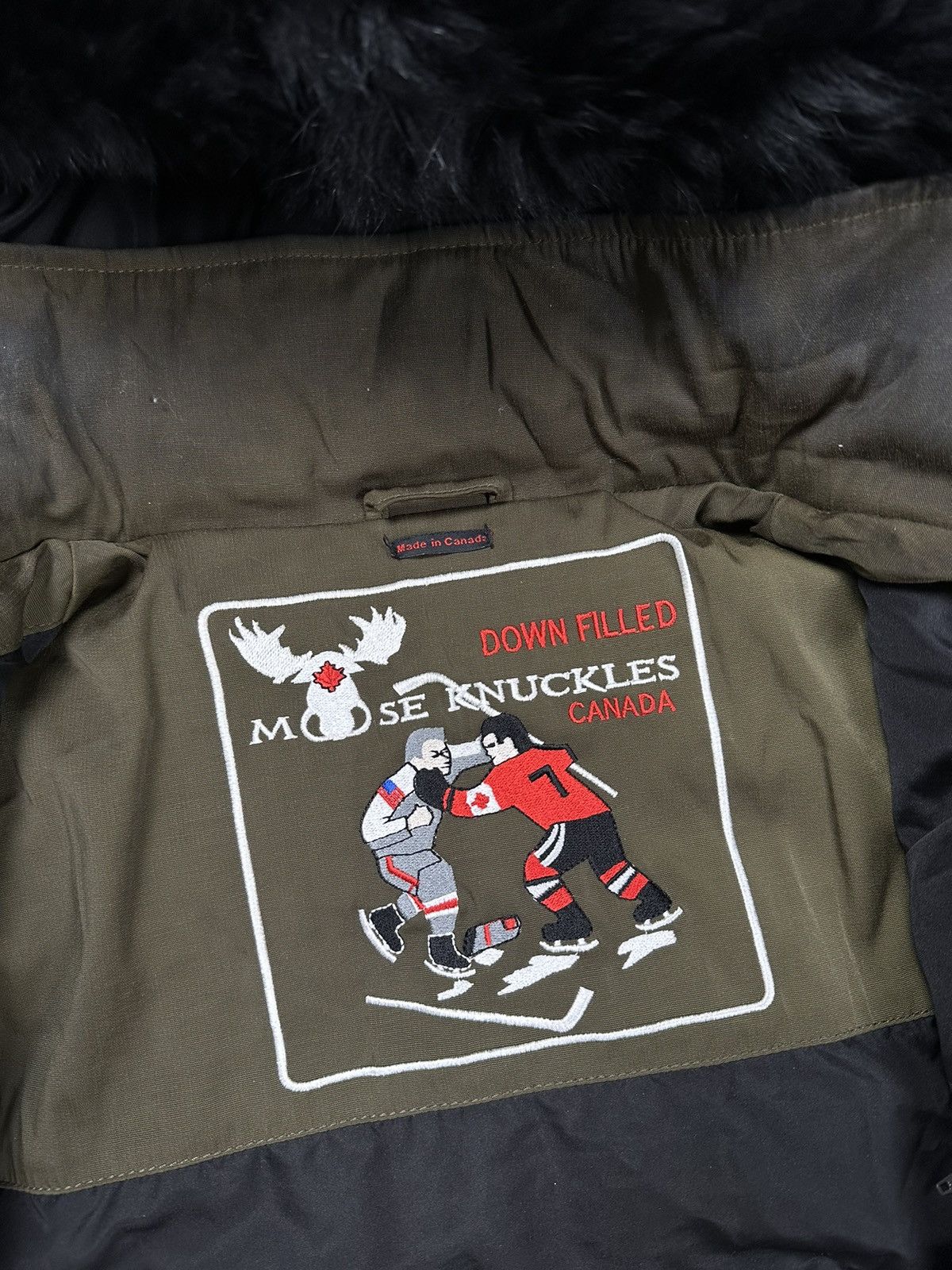 Moose Knuckles ‼️ Moose Knuckles 3Q Khaki Jacket Fur Size US XL / EU 56 / 4 - 18 Thumbnail