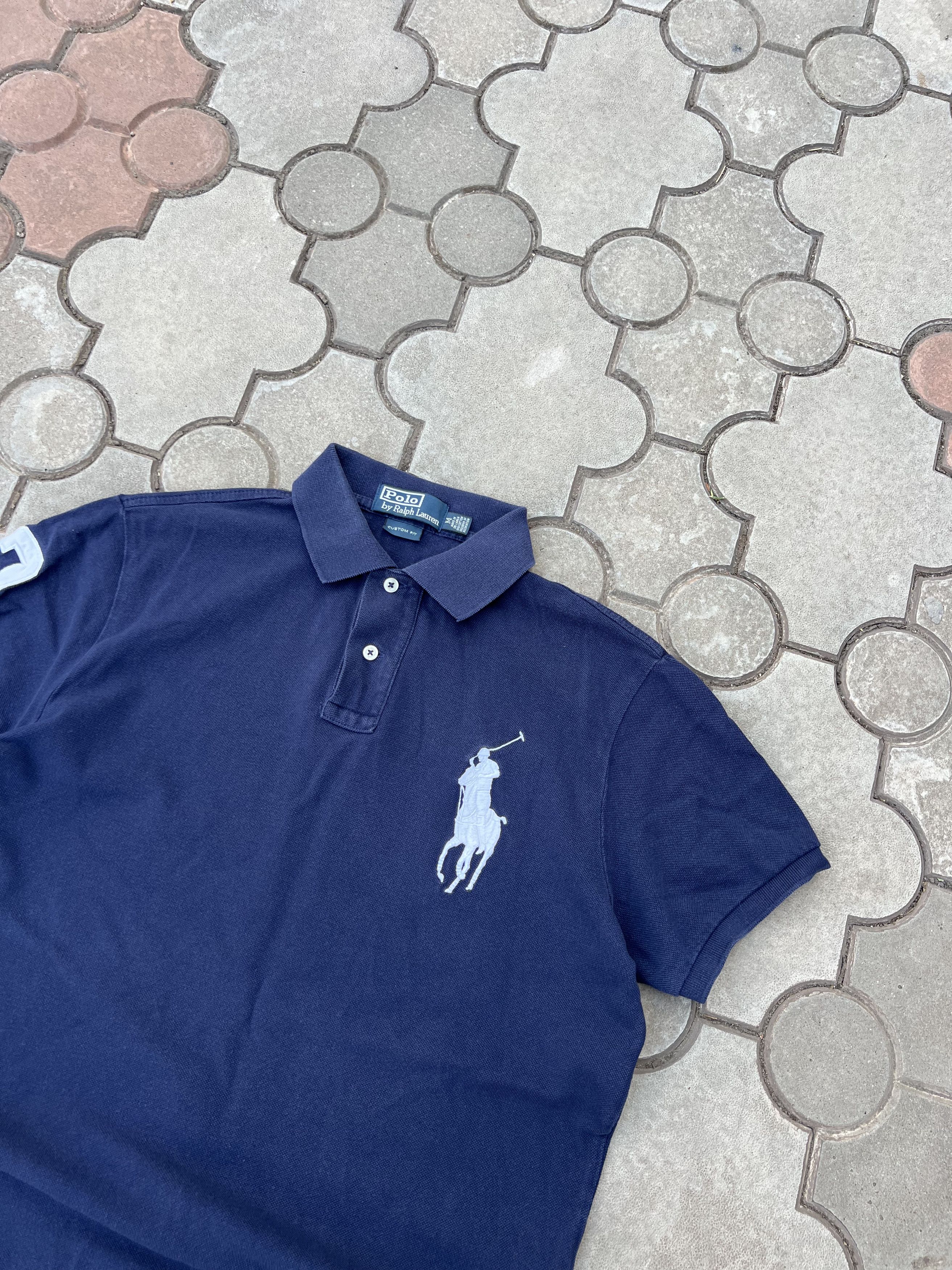 Polo Ralph Lauren × Ralph Lauren × Vintage Vintage Polo Ralph Lauren Big Pony Polo Tee Chief Keef Size US M / EU 48-50 / 2 - 3 Thumbnail