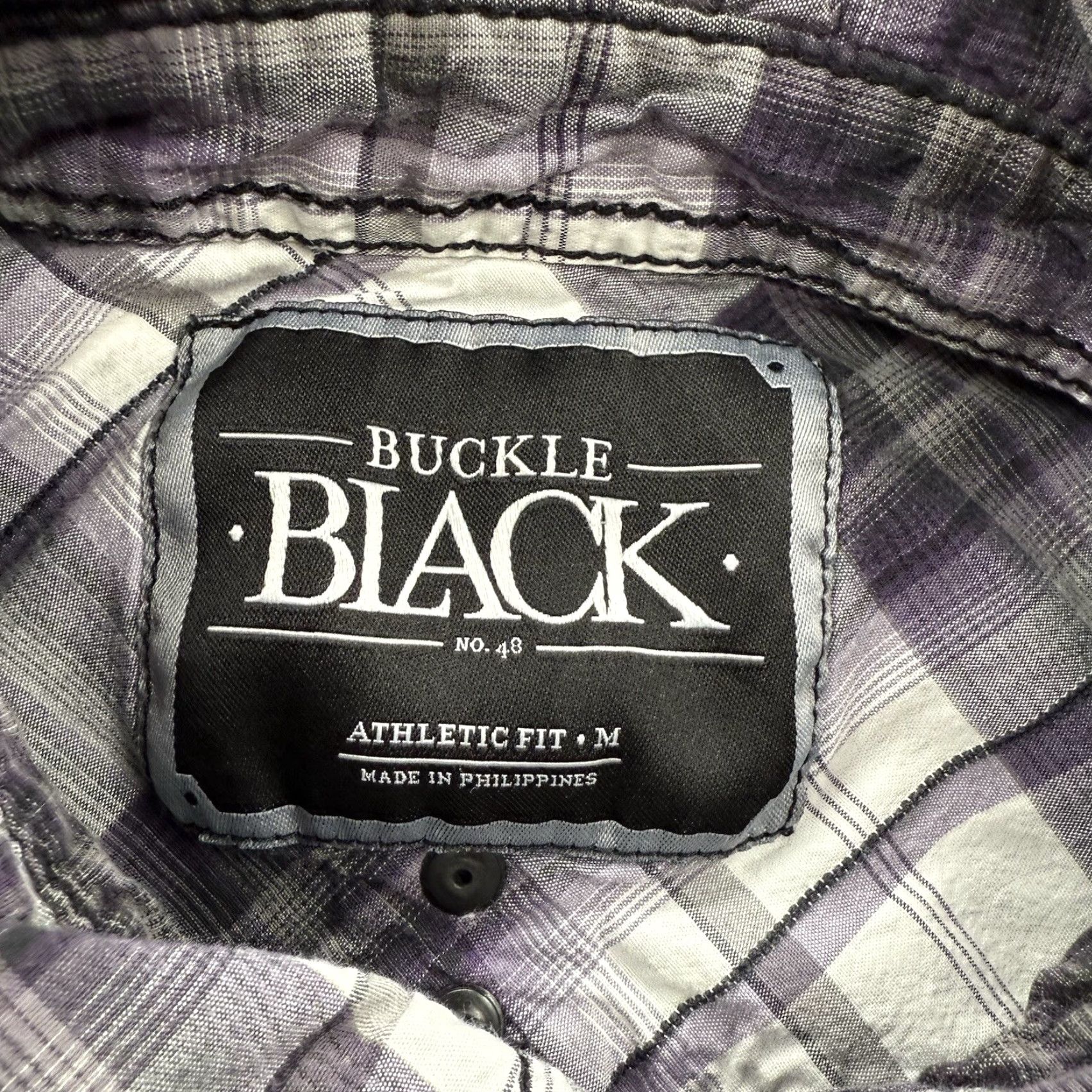 Vintage BKE Buckle Shirt Mens Medium Plaid Cotton Athletic Fit Long Sleeve Button Up Size US M / EU 48-50 / 2 - 3 Thumbnail