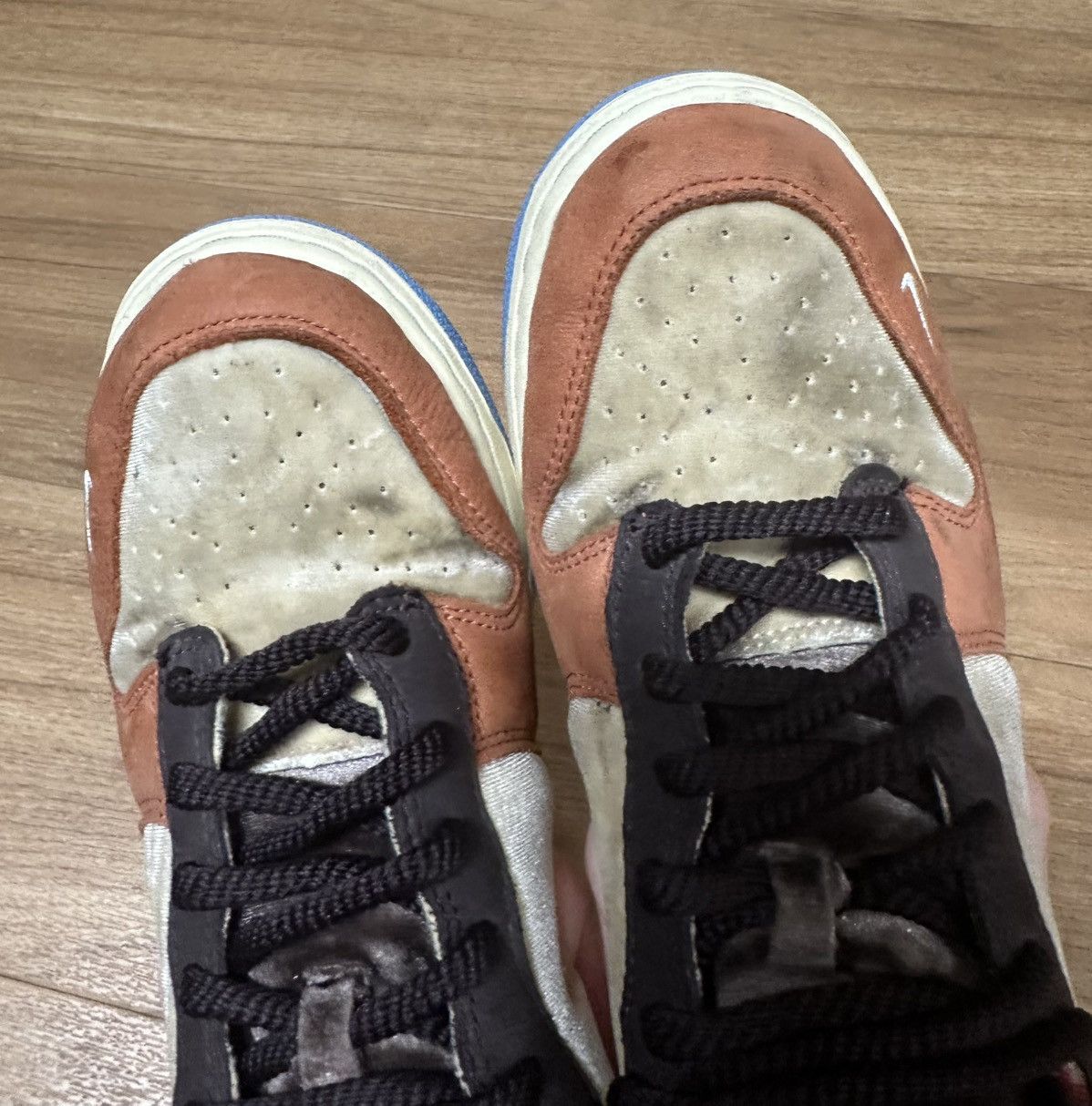 Nike Nike Social Status x Dunk Mid Chocolate Milk Size US 8 / EU 41 - 9 Thumbnail