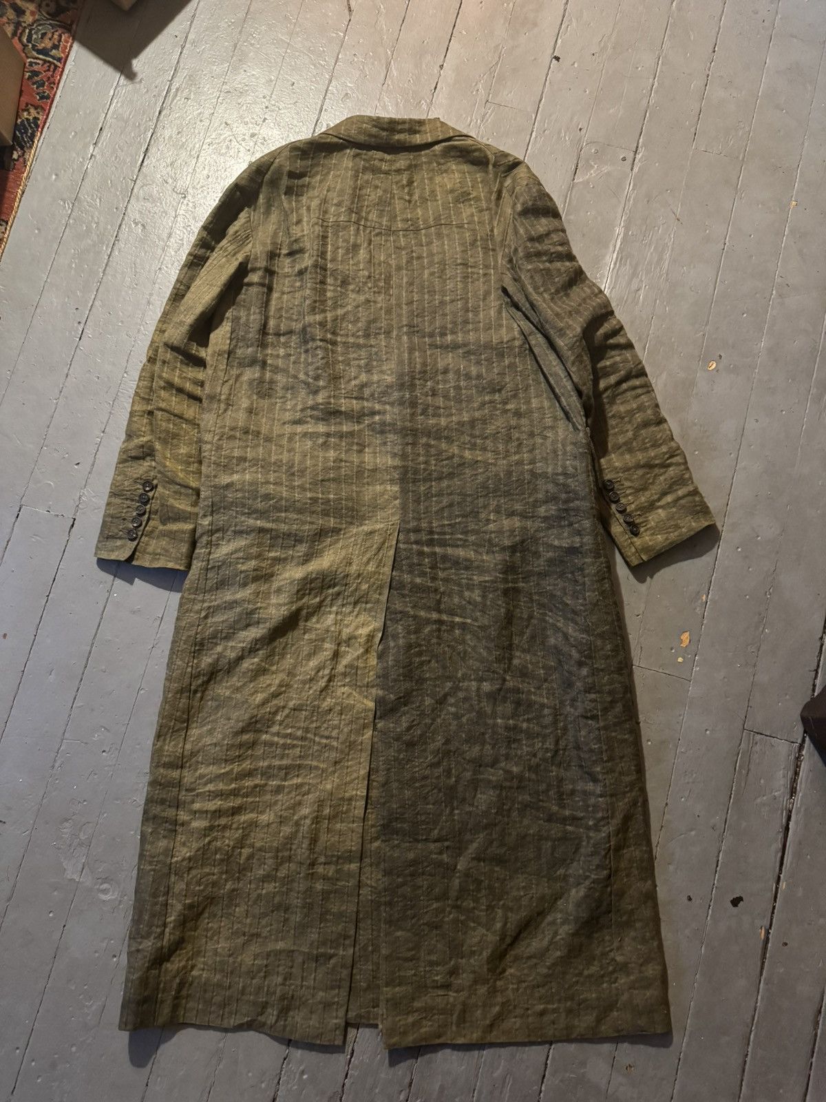 Ziggy Chen SS22 Thick linen overcoat Size US S / EU 44-46 / 1 - 2 Thumbnail