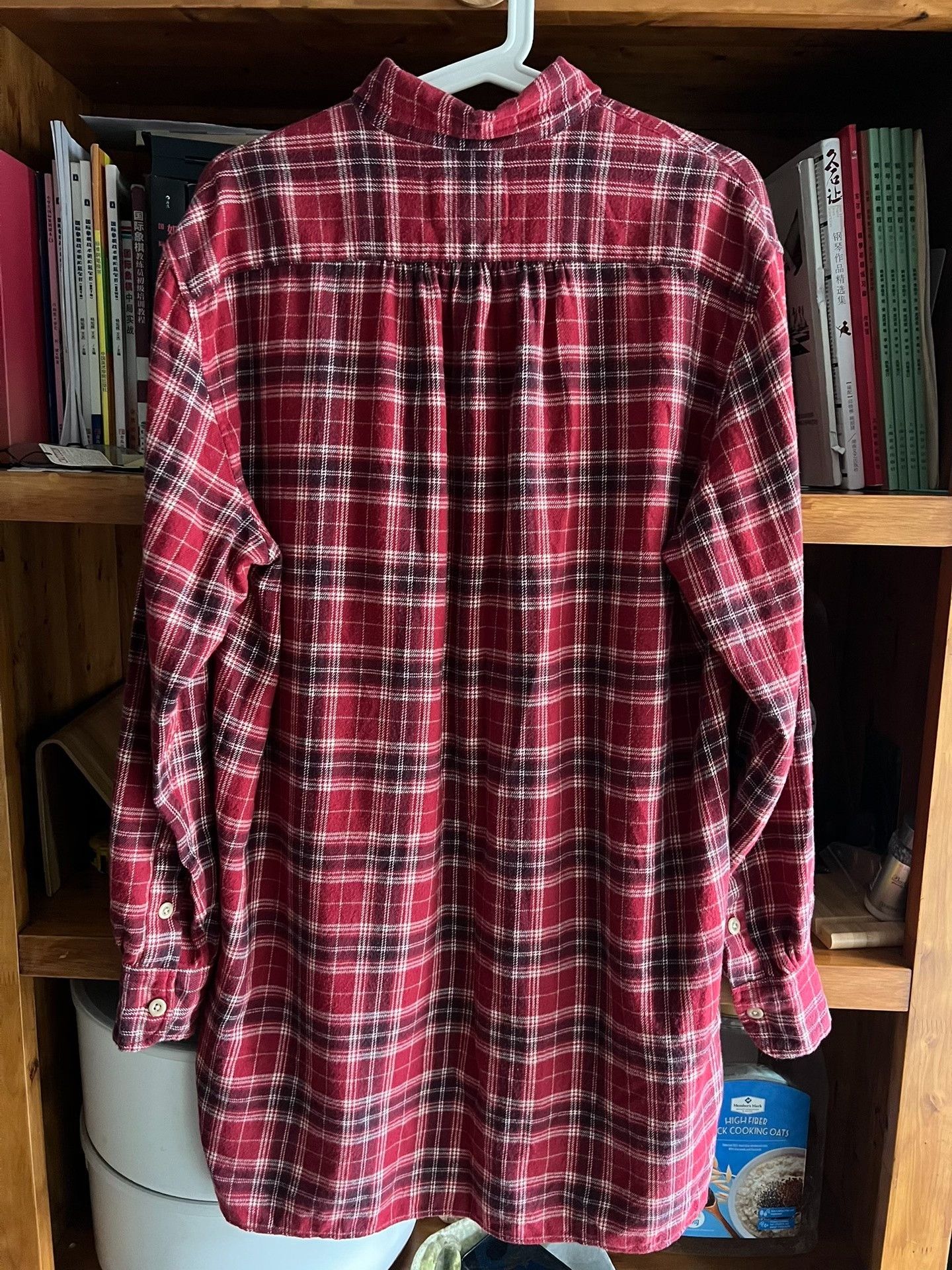 Porter Classic Porter Classic Early Red Check Long Shirt Size US S / EU 44-46 / 1 - 7 Thumbnail