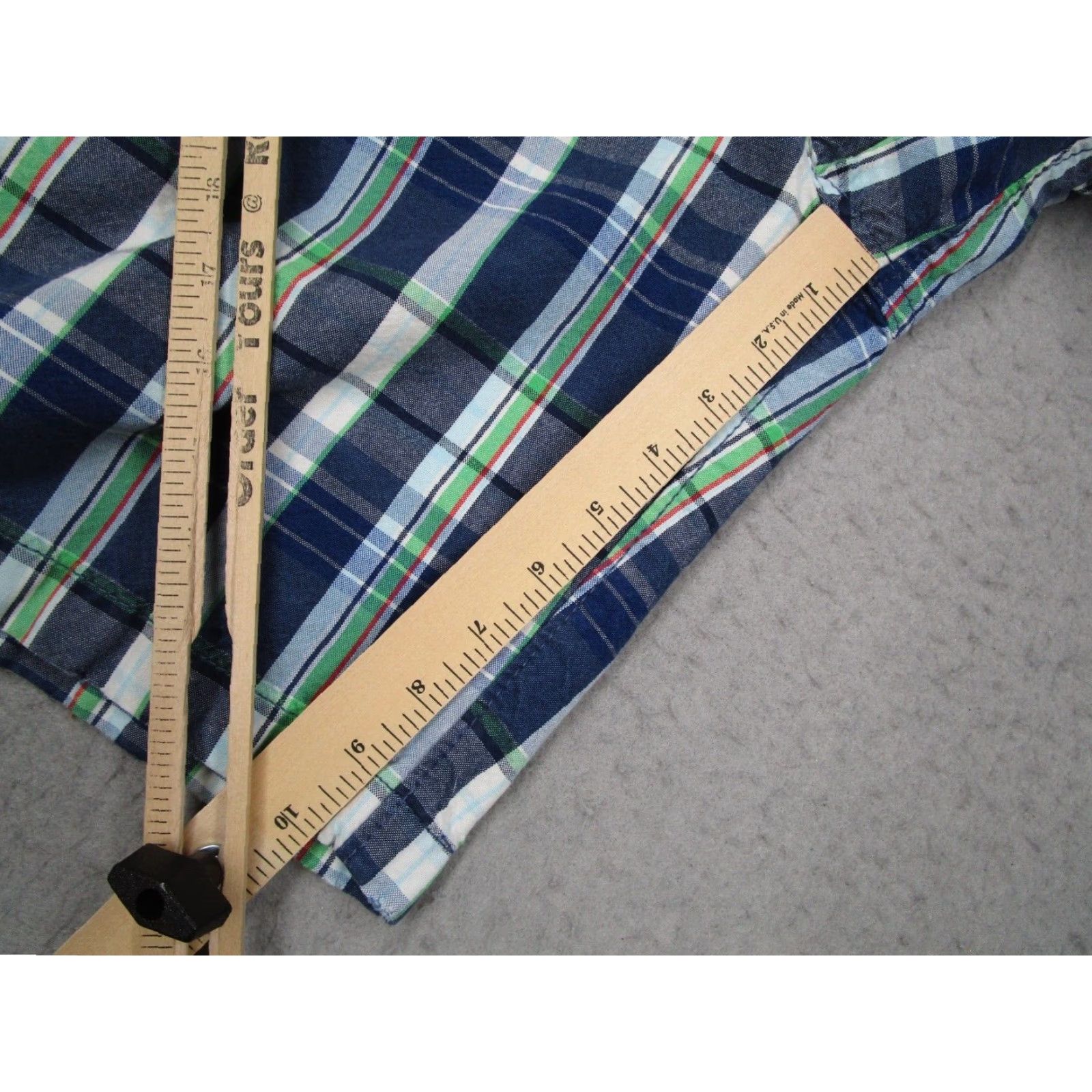 Abercrombie & Fitch VINTAGE Abercrombie & Fitch Shorts Men 32 Cargo Plaid Cotton 10" Casual Skate Workwear Size US 32 / EU 48 - 3 Thumbnail