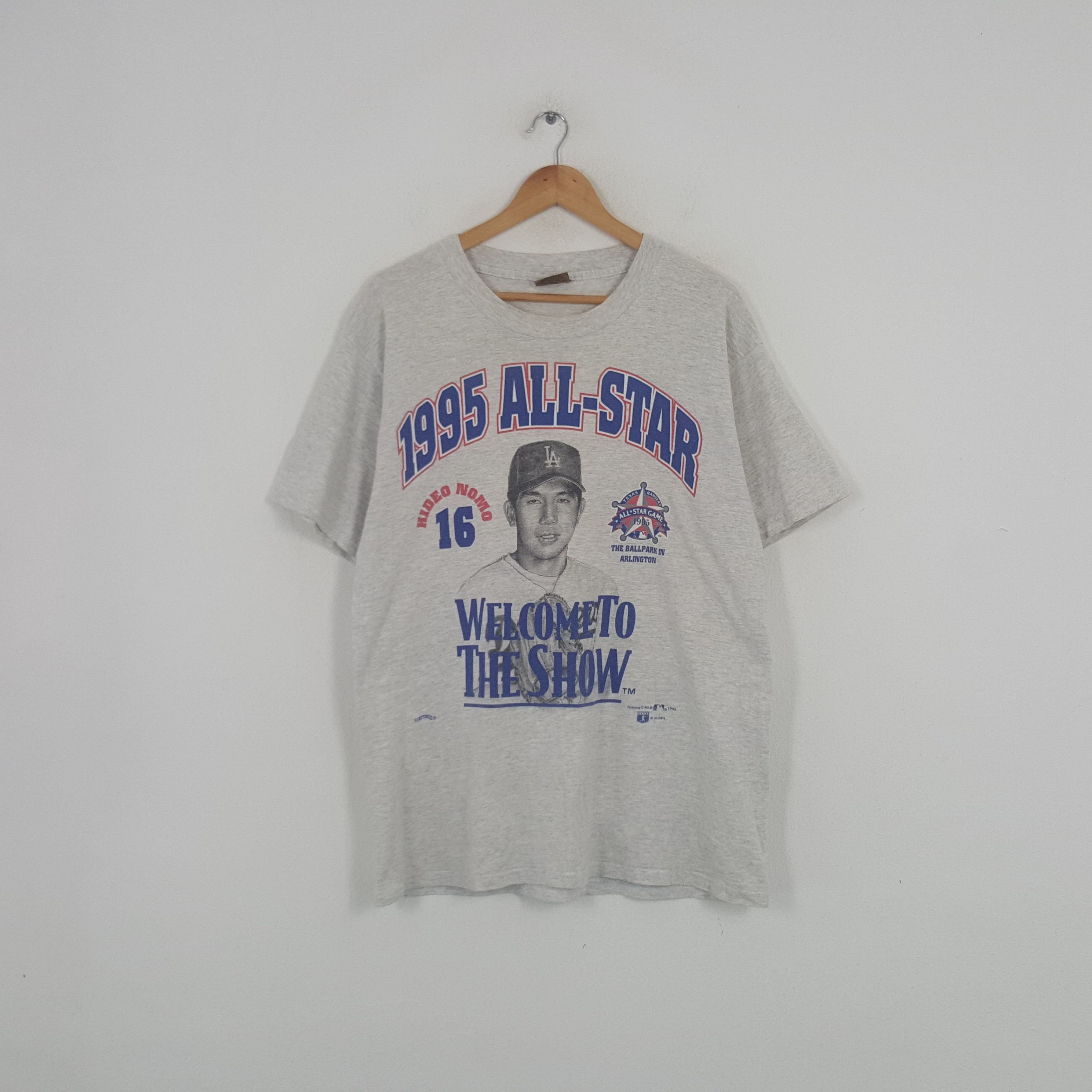 MLB × Nutmeg × Vintage Vintage Nutmeg Hideo Nomo 16 Baseball Team 1995 Tshirt Size US L / EU 52-54 / 3 - 1 Thumbnail