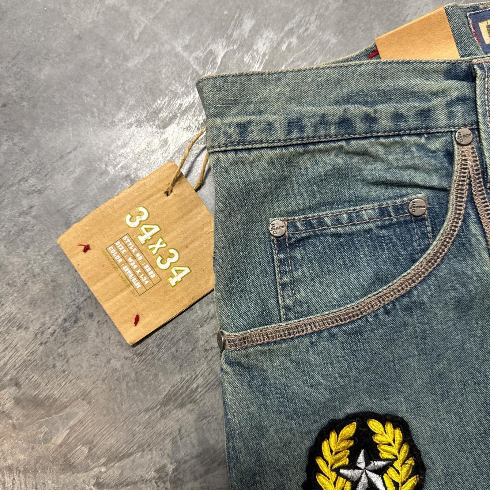 Vintage Vintage Y2K 90s Grunge Skater Cyber Dead Stock Baggy Jeans Size US 34 / EU 50 - 4 Thumbnail