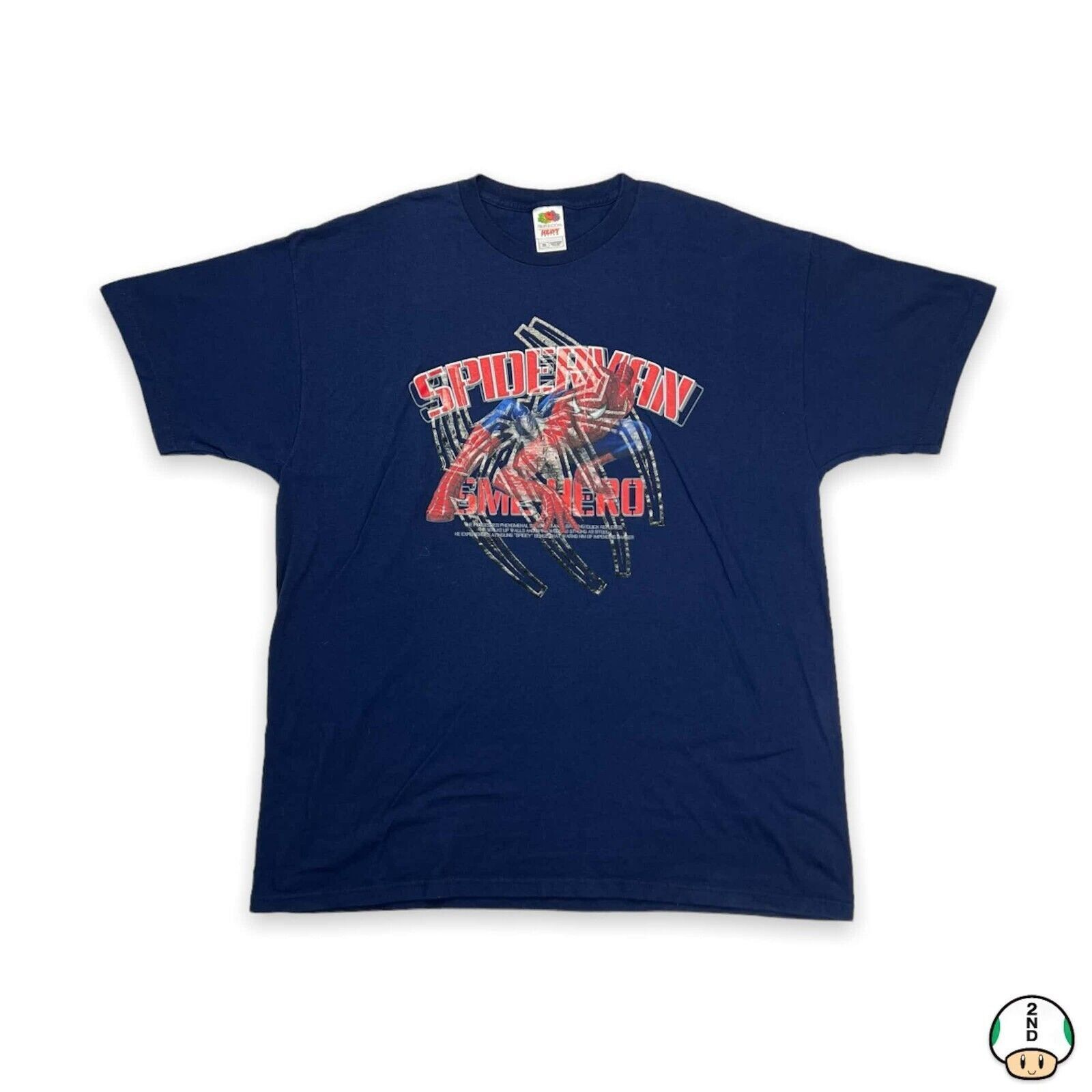 DC Comics × Marvel Comics × Vintage Vintage Y2K Spider-Man T Shirt Marvel Comics Movie Promo Tee Size US XXL / EU 58 / 5 - 1 Thumbnail