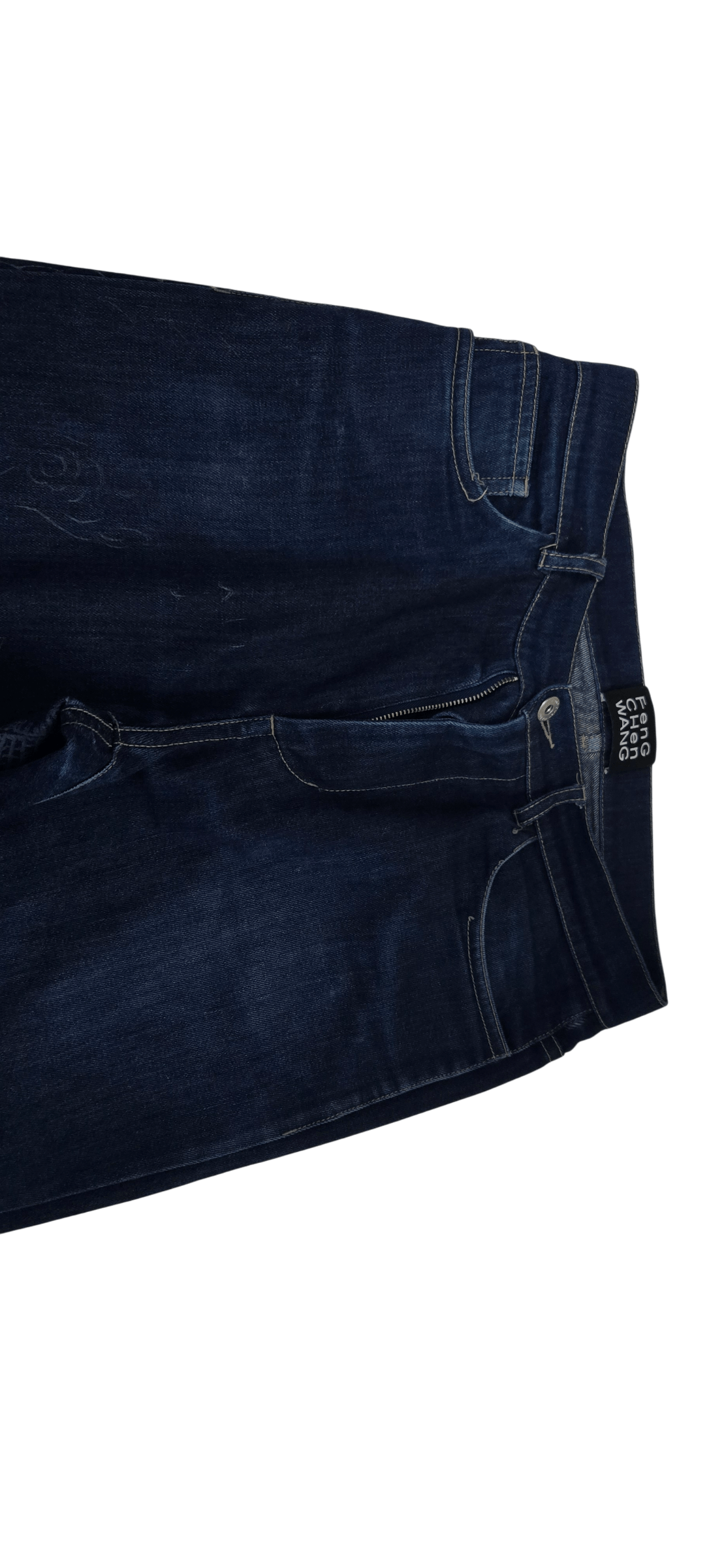 Feng Chen Wang Feng Chen Wang Indigo Lanyinhuabu Jeans Size US 32 / EU 48 - 7 Thumbnail