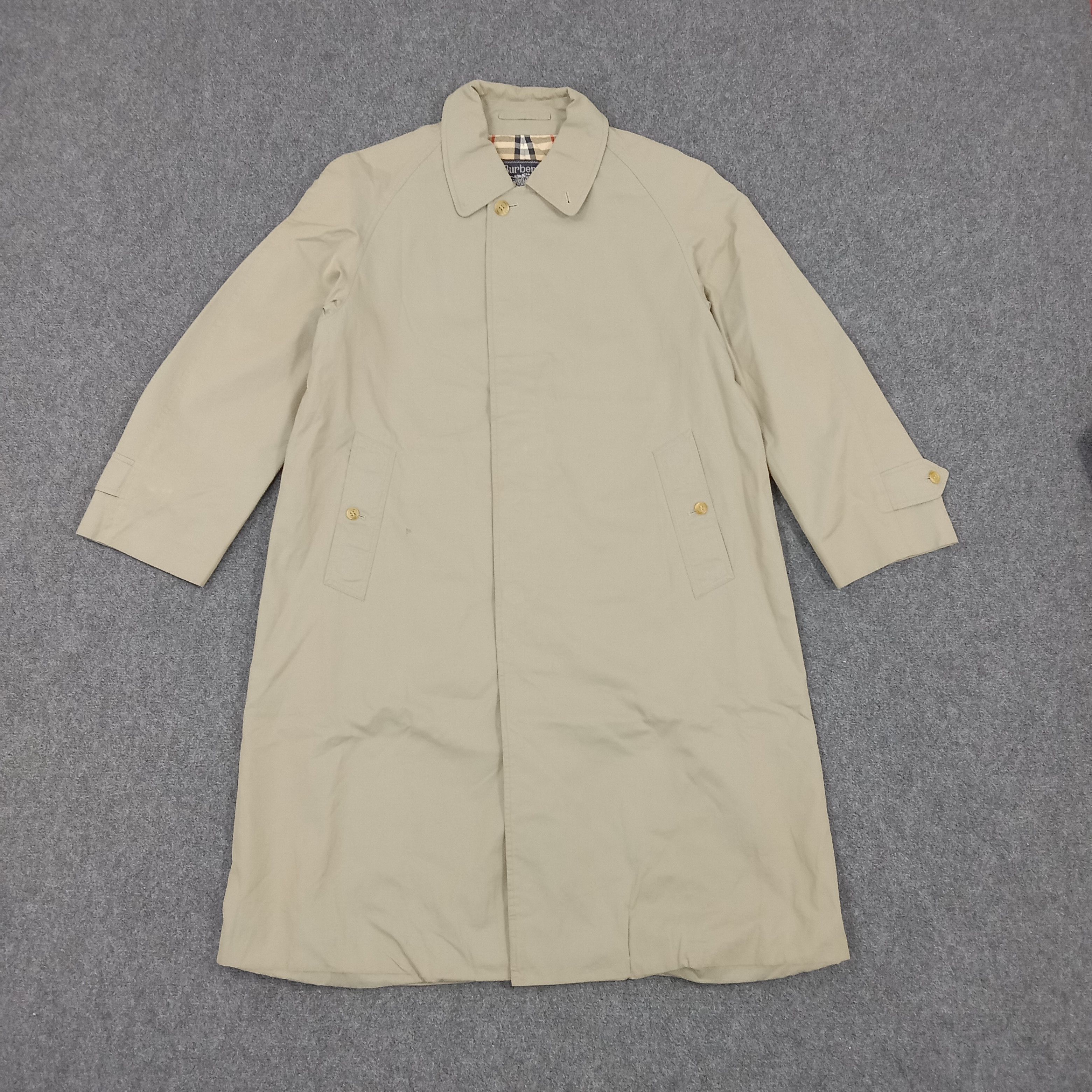 Burberry × Vintage Burberrys Nova Check Trench Jacket Size US L / EU 52-54 / 3 - 1 Thumbnail