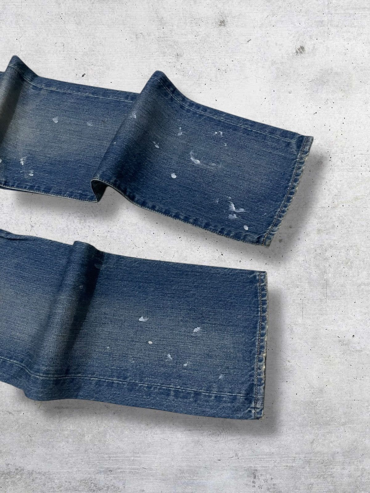 Hysteric Glamour VINTAGE STOOGE & CO JAPAN DESIGNER 90S SPLASH STYLE OG DENIM Size US 32 / EU 48 - 5 Thumbnail
