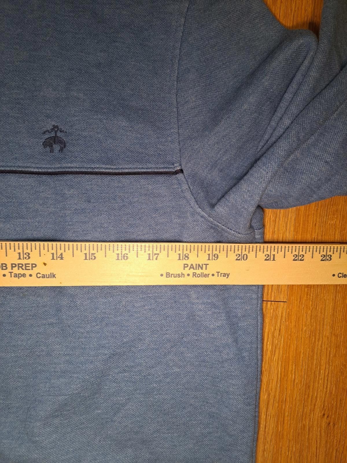 Brooks Brothers Brooks Brothers Quarter Zip Sweater Mens Medium Blue Cotton Size US M / EU 48-50 / 2 - 5 Thumbnail