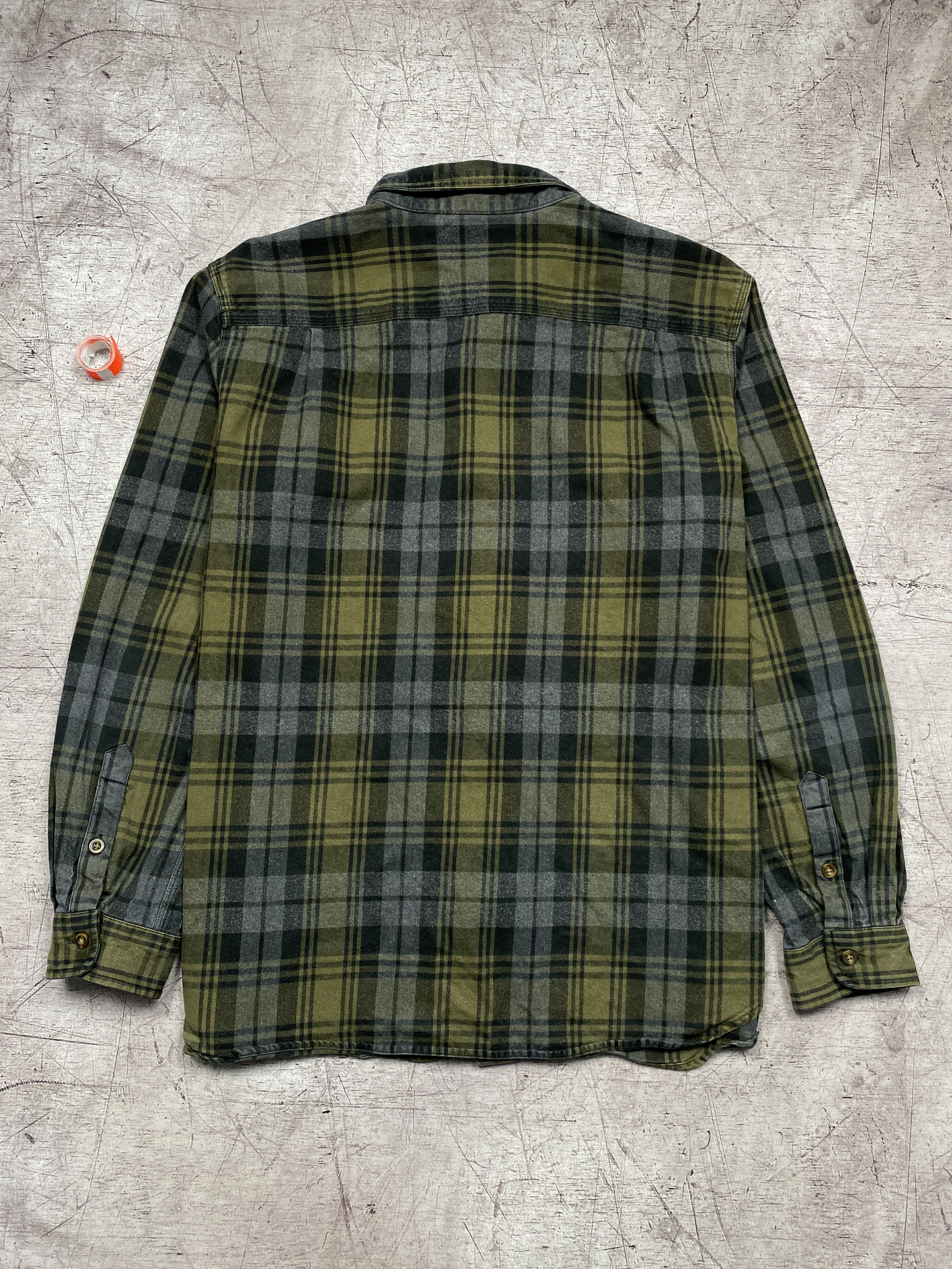 Carhartt × Vintage Carhartt Vintage Mens Flannel Plaid Shirt Y2K Overshirt Size US XXL / EU 58 / 5 - 10 Thumbnail
