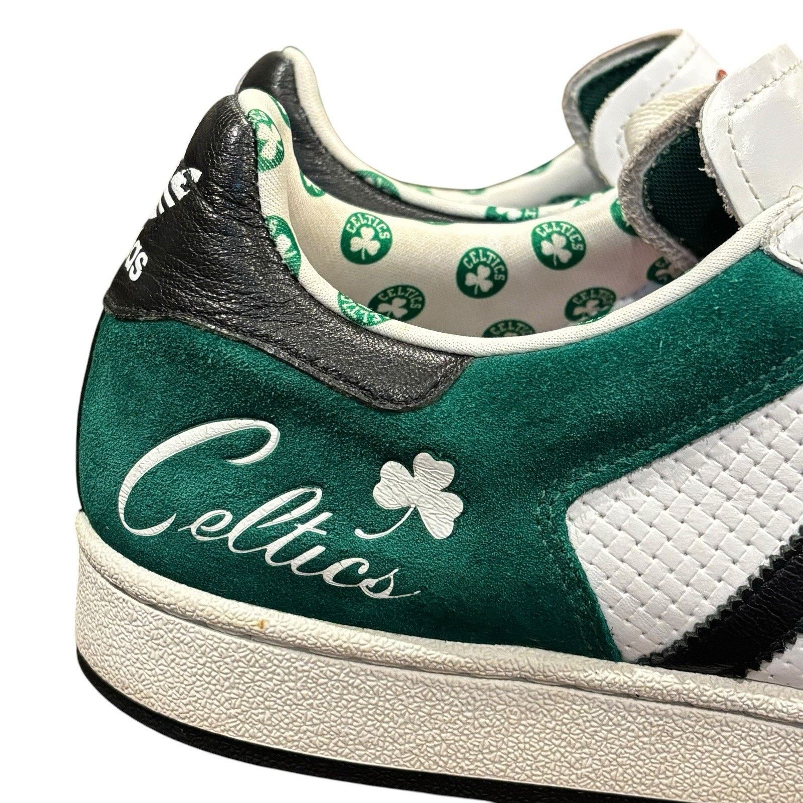 Adidas Adidas Superstar Shell Toe Boston Celtics Men’s 13 014118 Size US 13 / EU 46 - 4 Thumbnail