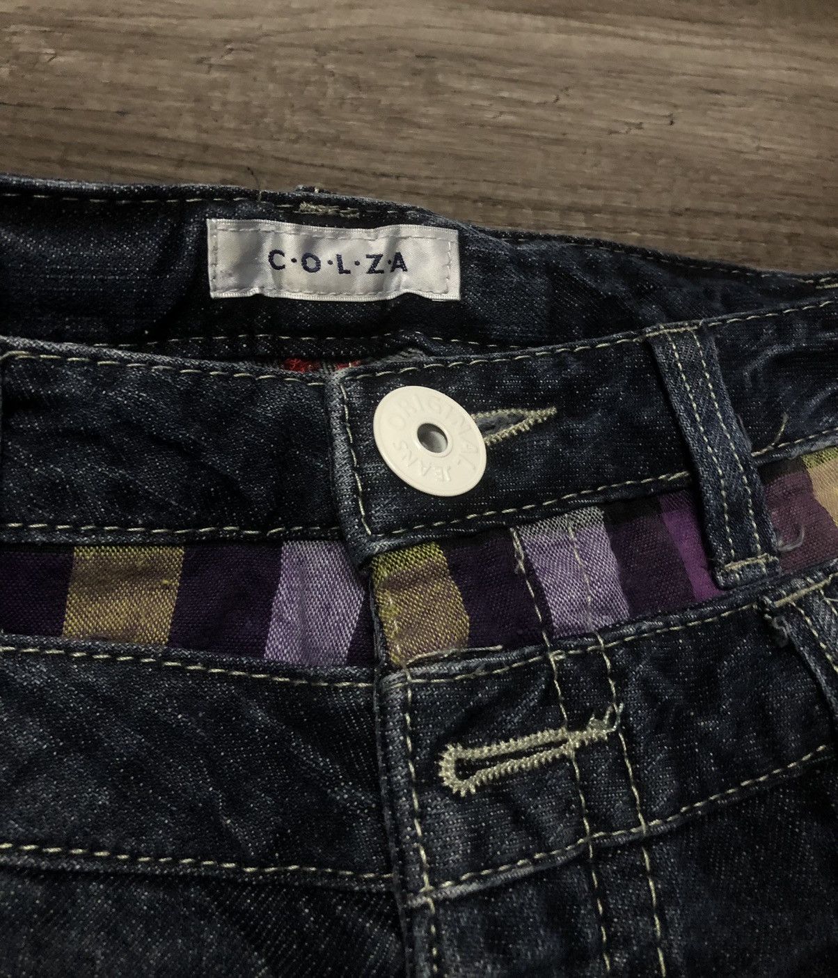 Designer × Japanese Brand C.O.L.Z.A FUNKY GIRLS RAKISH STYLE JOY US DOUBLE WAIST JAPAN Size US 32 / EU 48 - 10 Thumbnail