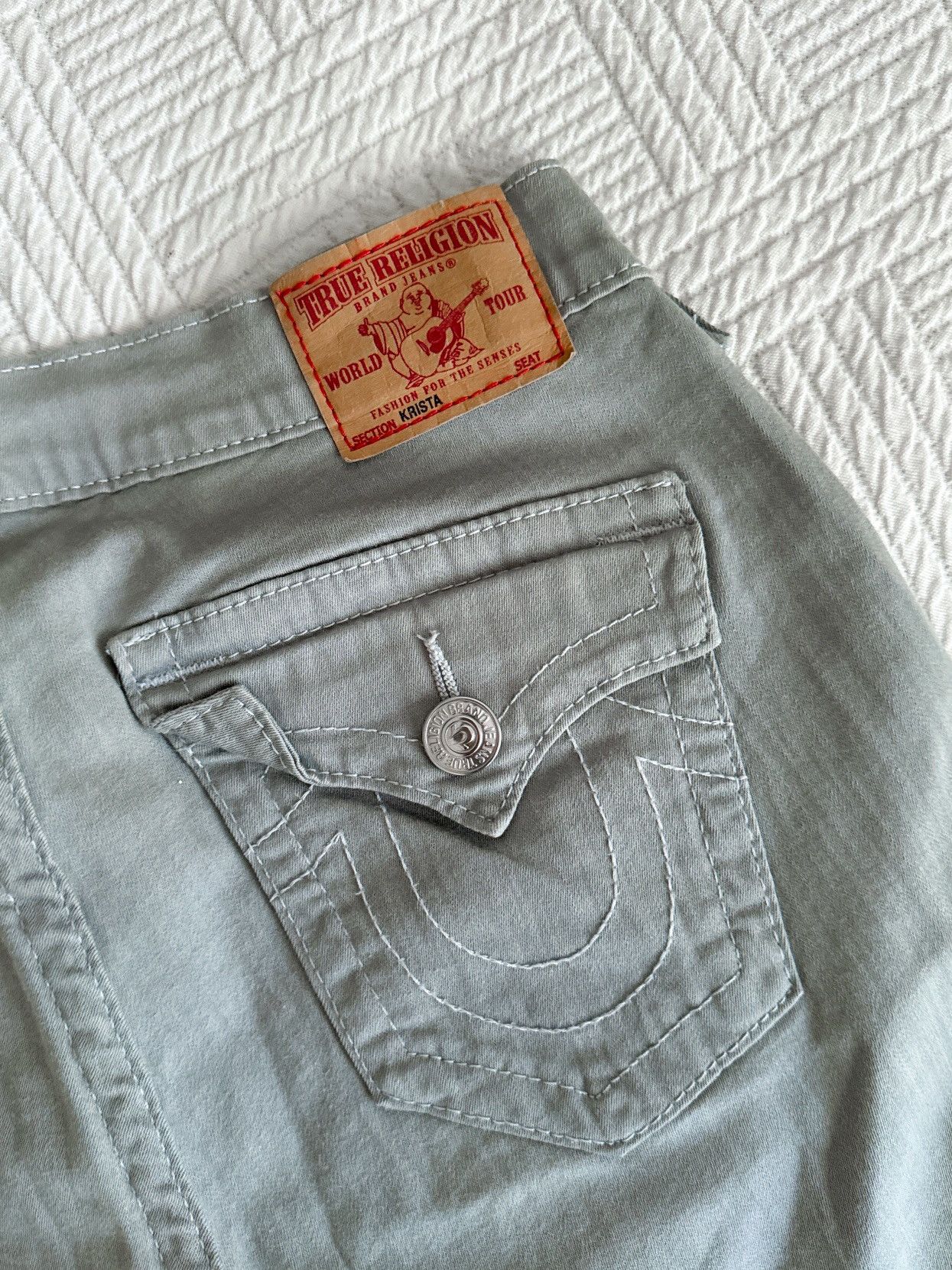 True Religion True Religion vintage "Krista" Skinny cargo jeans Low Rise Size 30" / US 8 / IT 44 - 7 Thumbnail