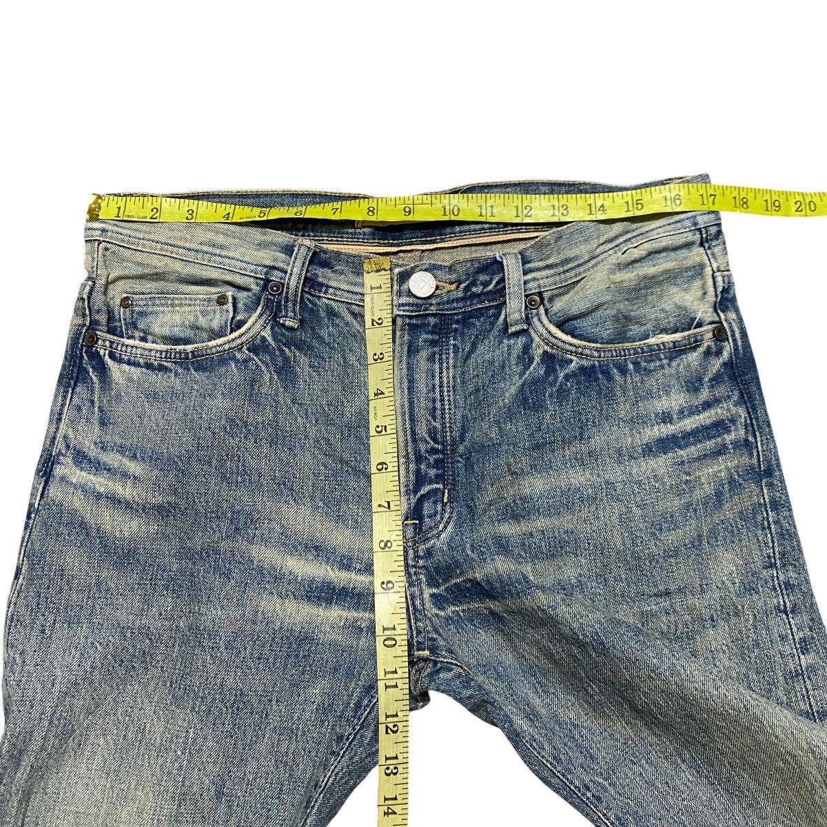 Japanese Brand DENIM CRAFT Denim Selvedge Jeans Mudwash Size US 34 / EU 50 - 17 Thumbnail