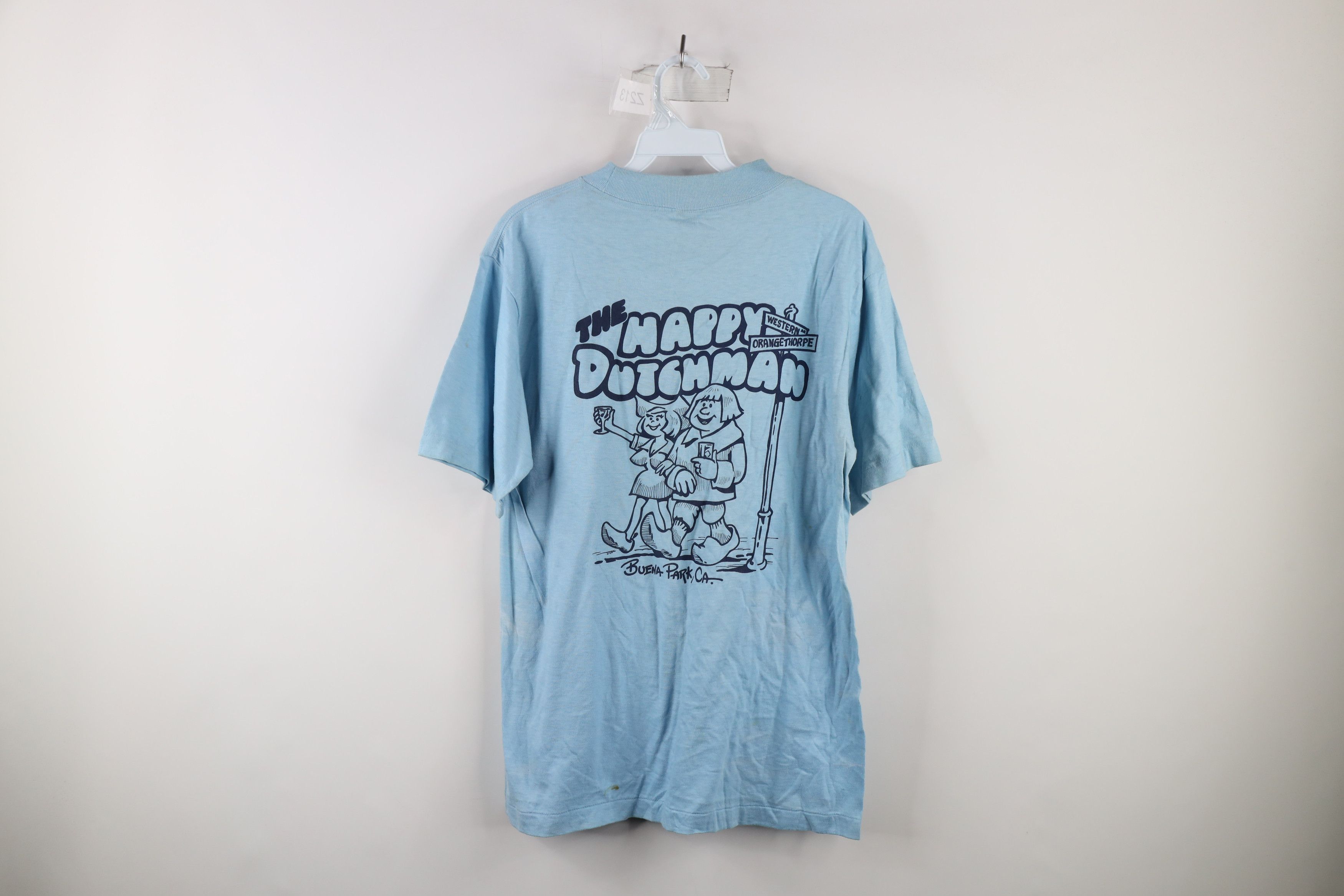 Vintage Vintage 70s The Happy Dutchman Bar California T-Shirt USA Size US L / EU 52-54 / 3 - 13 Thumbnail