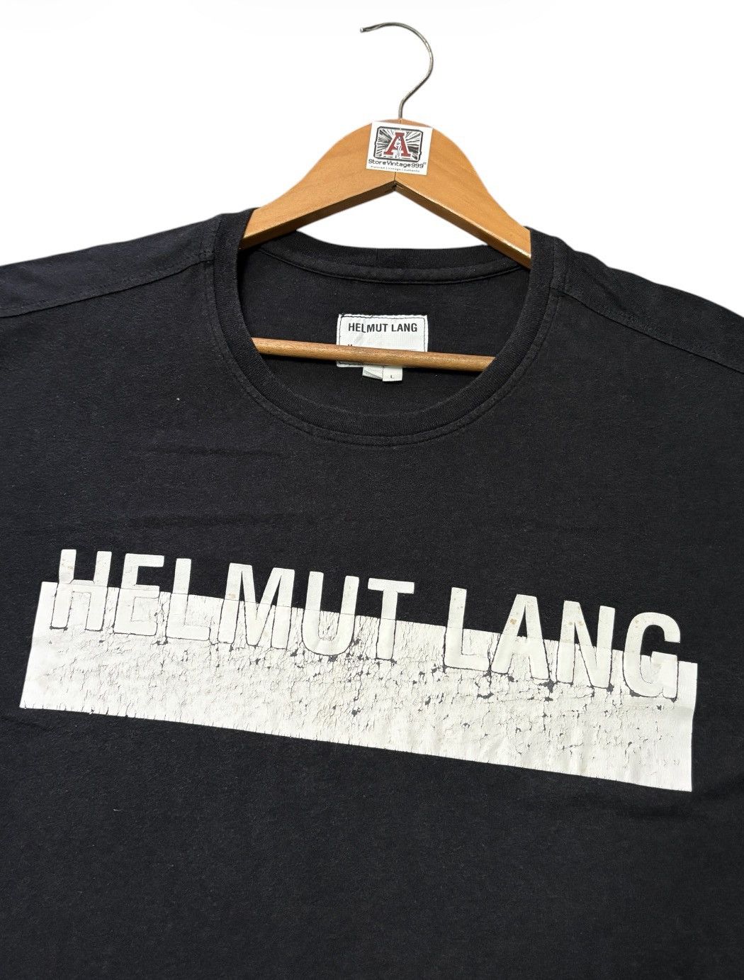 Helmut Lang 💸BINDING OFFER💸VINTAGE HELMUT LANG TSHIRT TEE🔥 Size US L / EU 52-54 / 3 - 6 Thumbnail