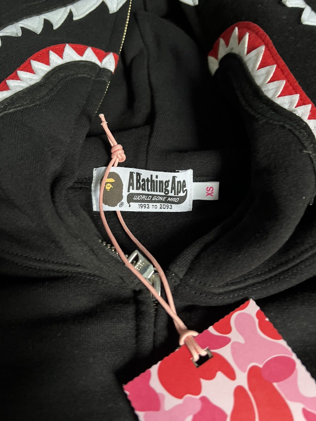 Bape BAPE shark Zip hoodie Size XS / US 0-2 / IT 36-38 - 8 Thumbnail
